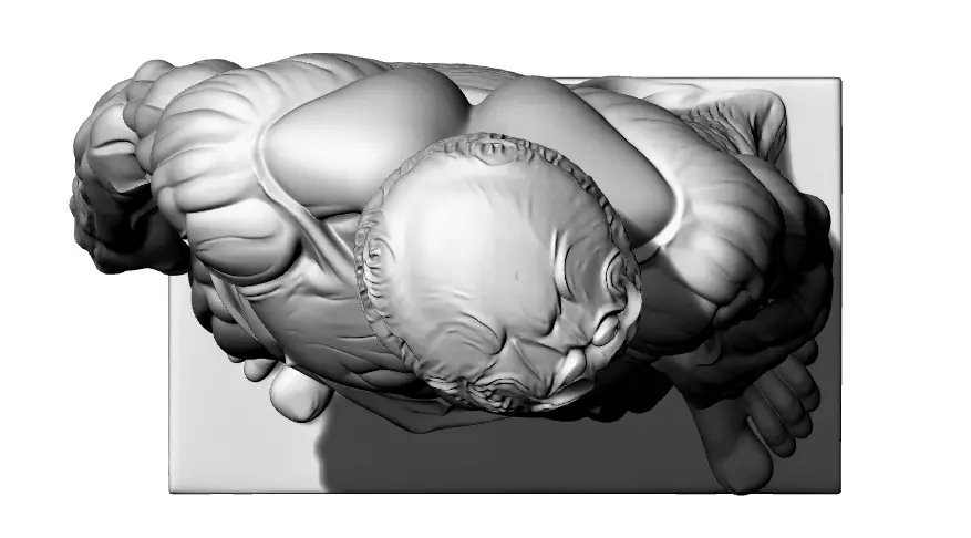 Greek skulptur 3D print model_5