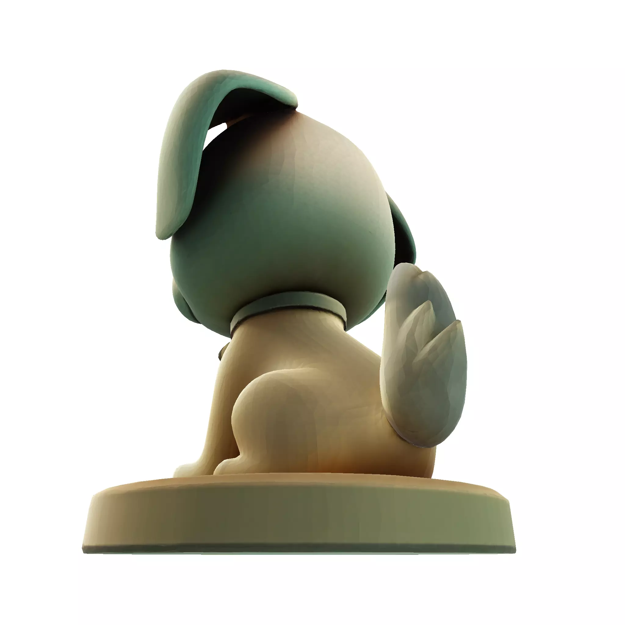 Cute Golden Dog for 3d print 3D print model_17