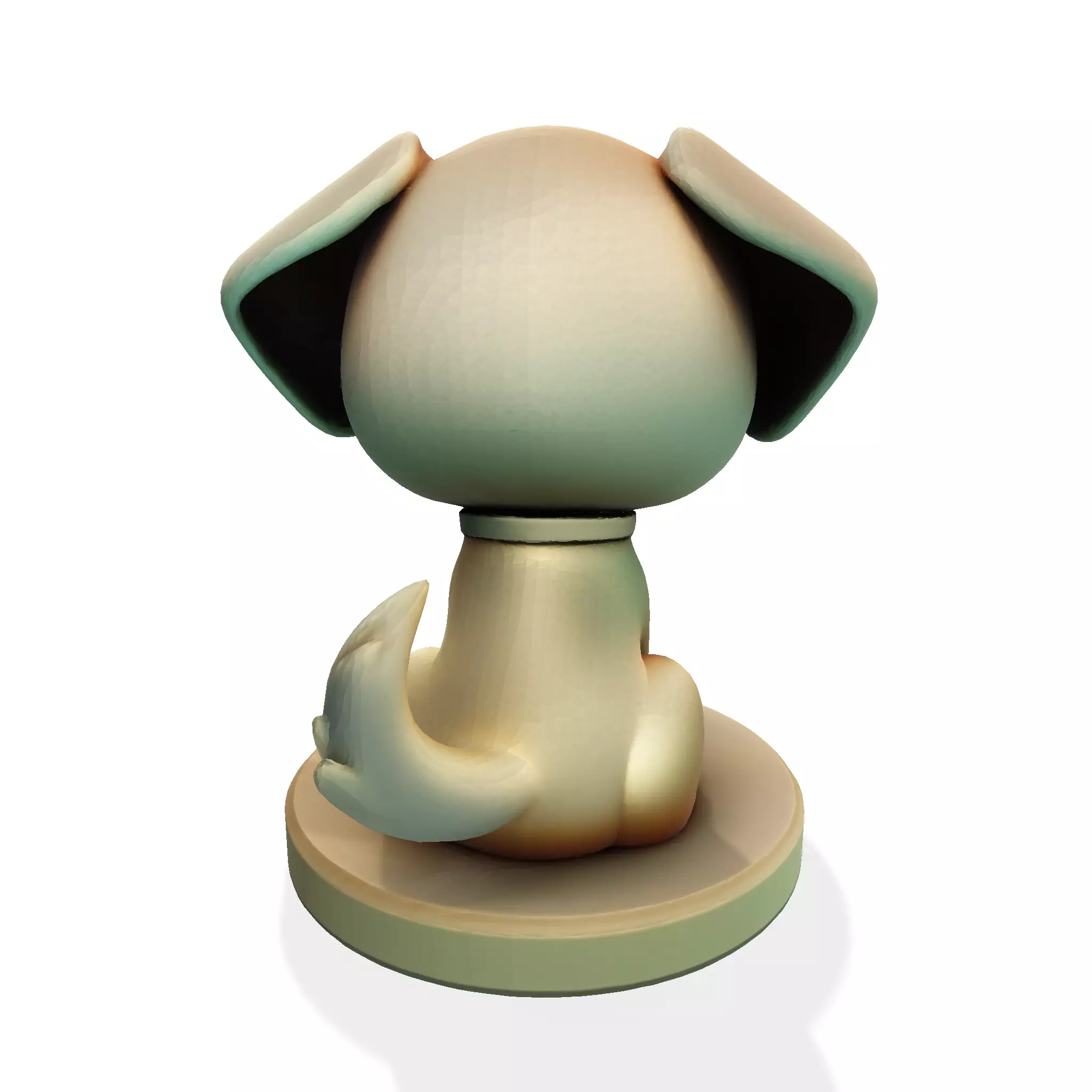 Cute Golden Dog for 3d print 3D print model_8