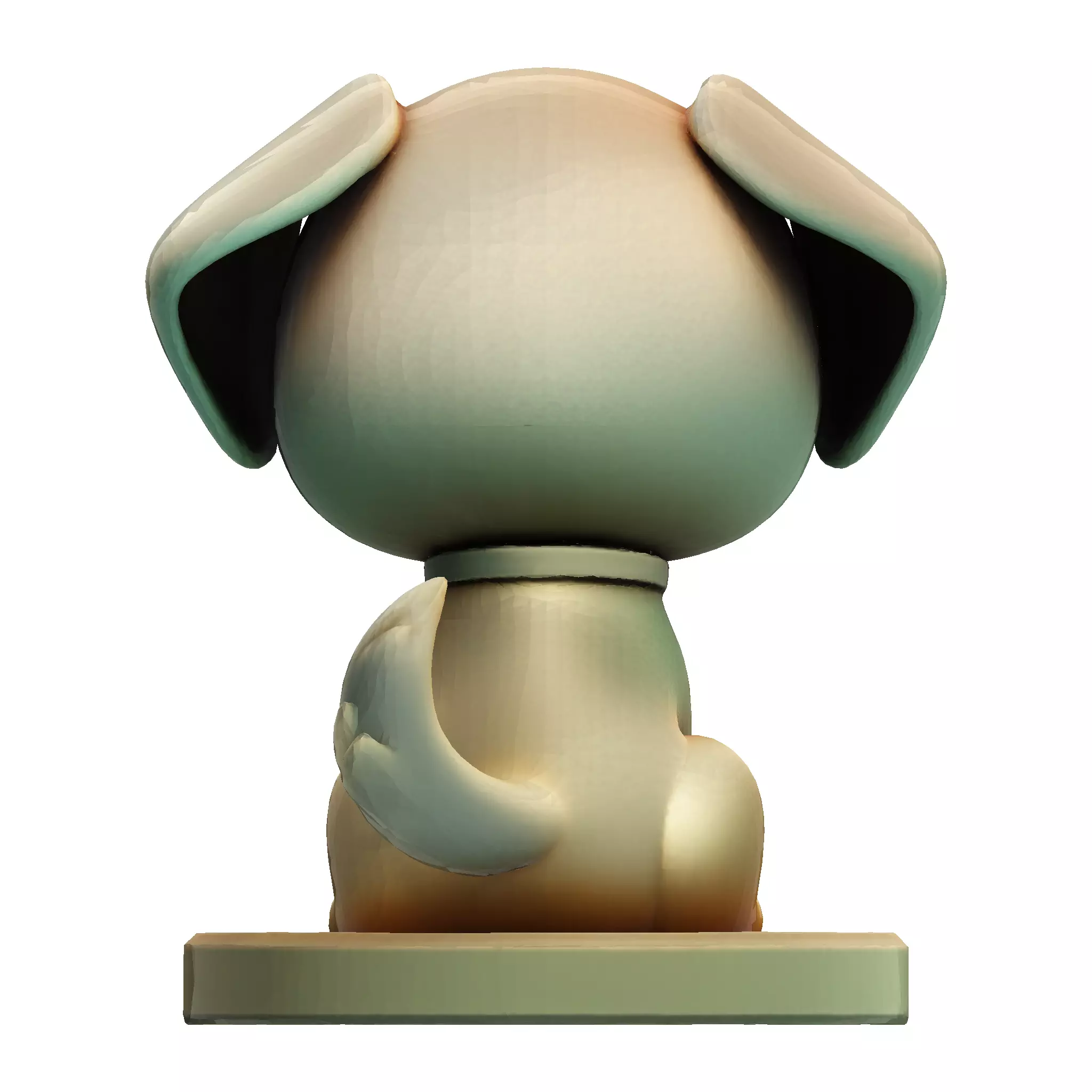 Cute Golden Dog for 3d print 3D print model_21
