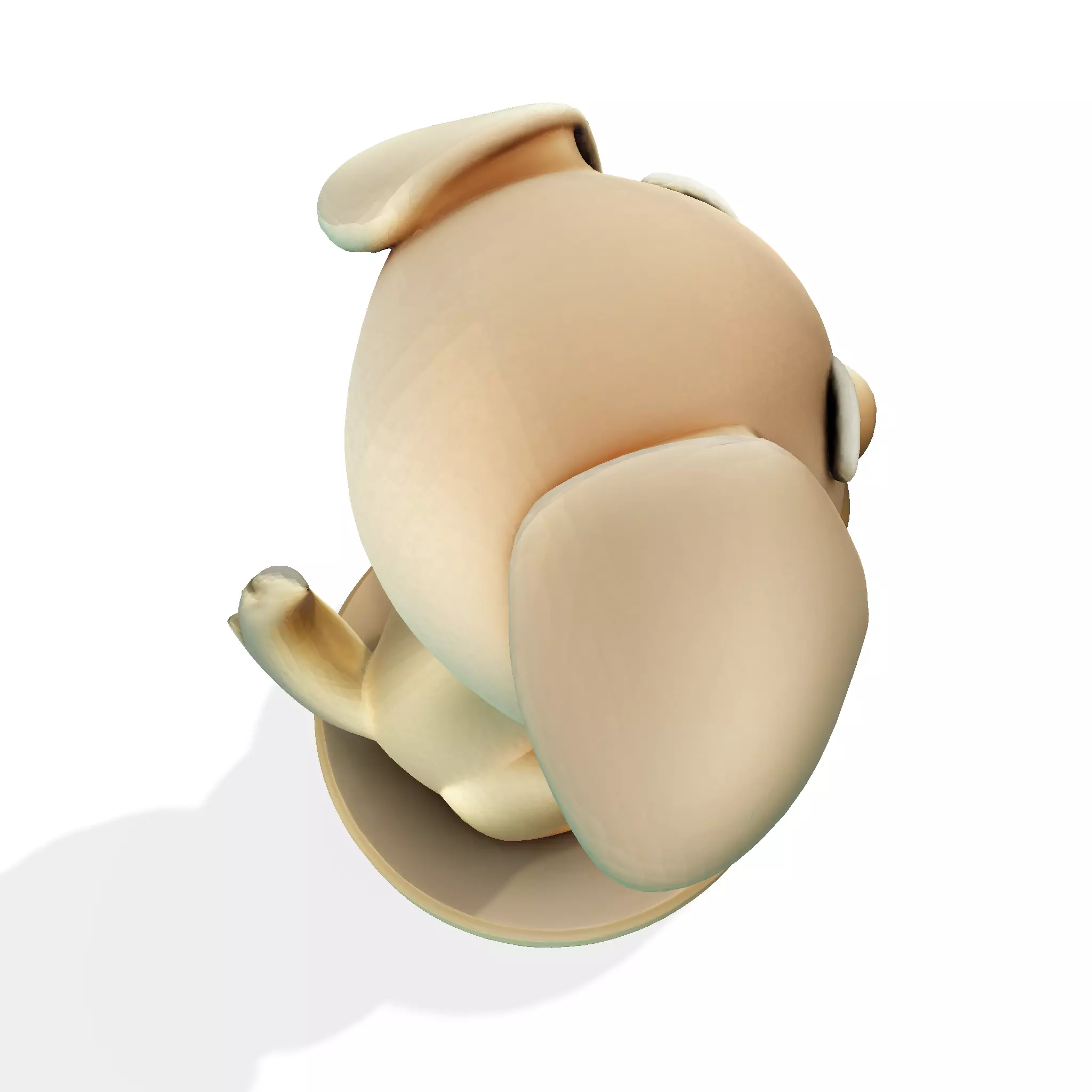 Cute Golden Dog for 3d print 3D print model_18