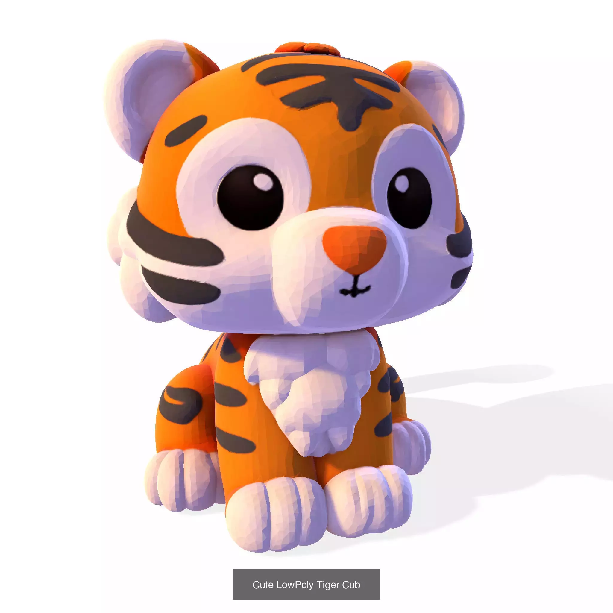 Mega Bundle 3D Printable 21 Cute Animal Figurines 3D Model Collection_22