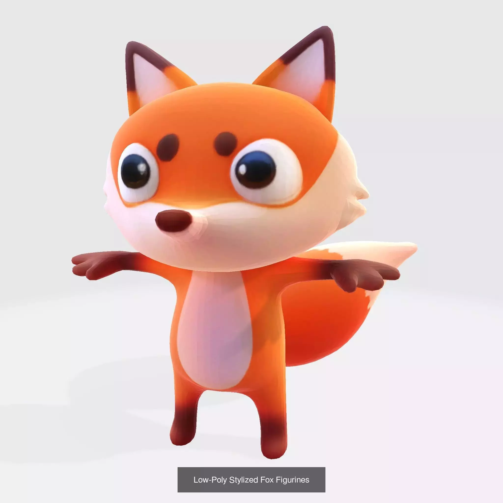 Mega Bundle 3D Printable 21 Cute Animal Figurines 3D Model Collection_13