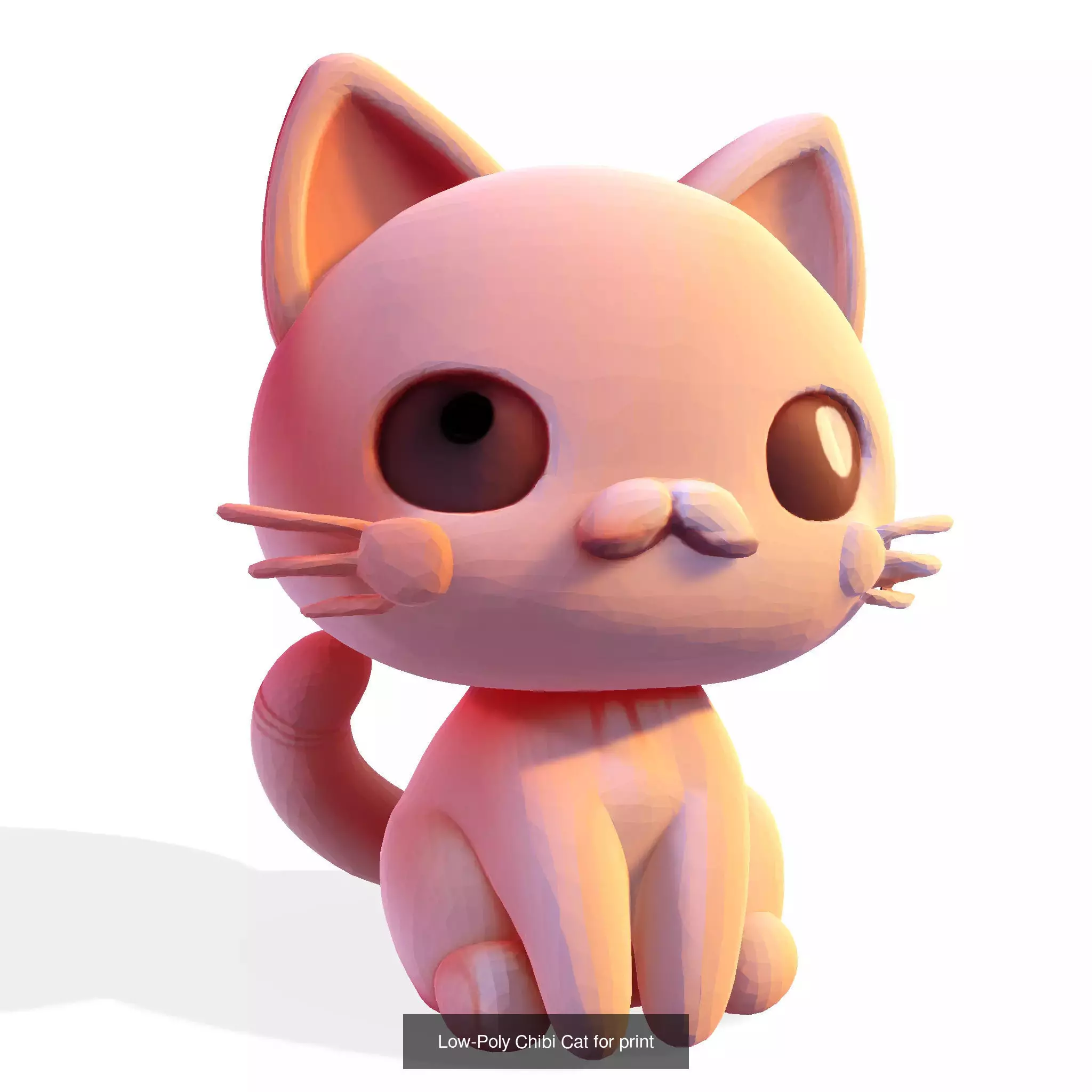 Mega Bundle 3D Printable 21 Cute Animal Figurines 3D Model Collection_20