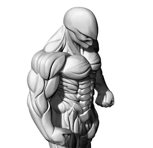 Alien Monster mit Schwanz