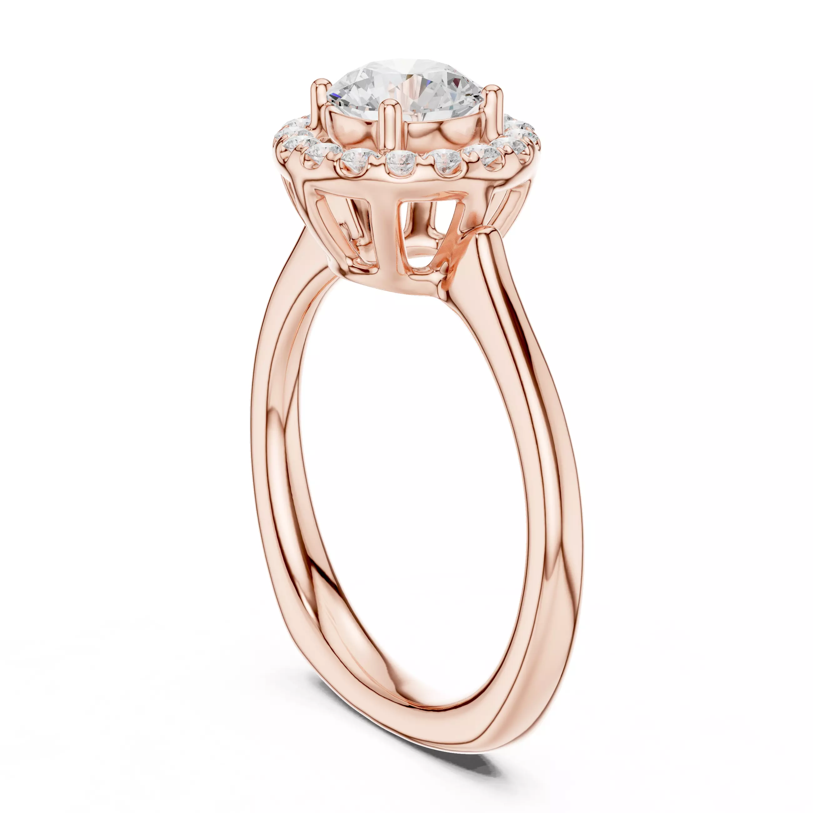 Solitaire Ring 3dm stl renders animation videos details 3D print model_3