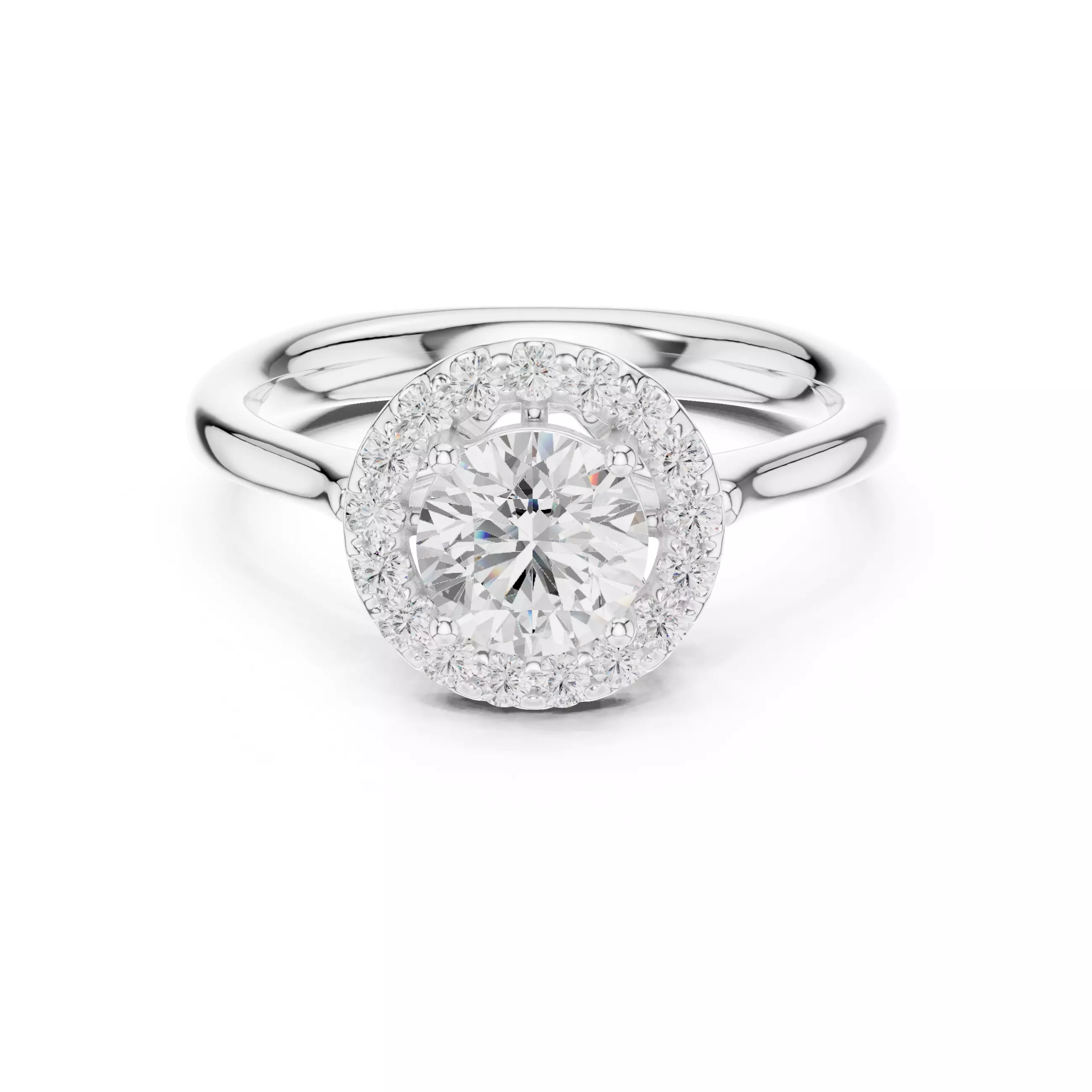 Solitaire Ring 3dm stl renders animation videos details 3D print model_9