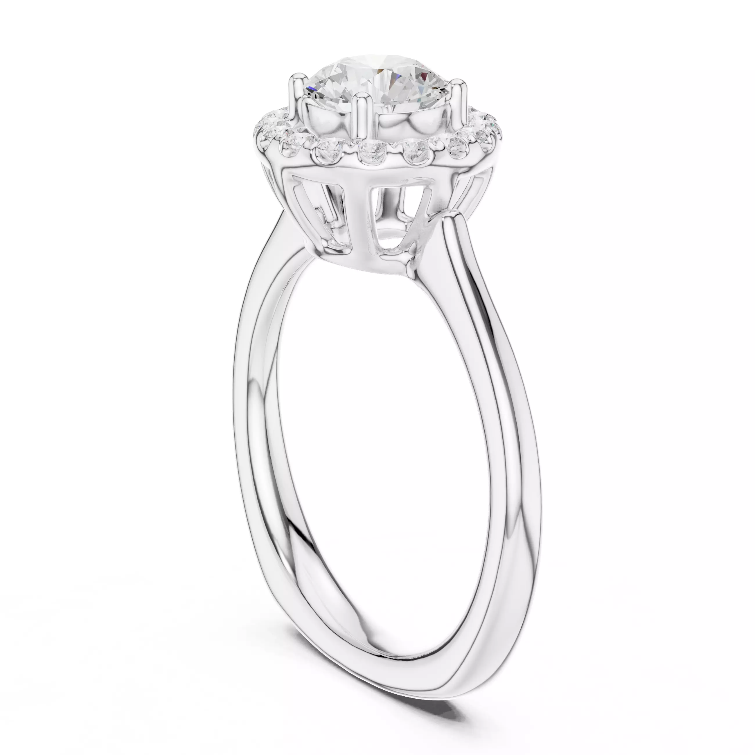 Solitaire Ring 3dm stl renders animation videos details 3D print model_6