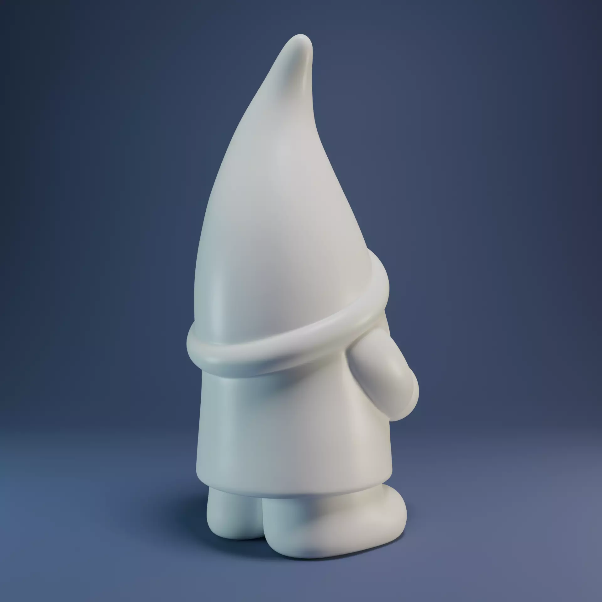 Cartoon gnome  3D print model_3