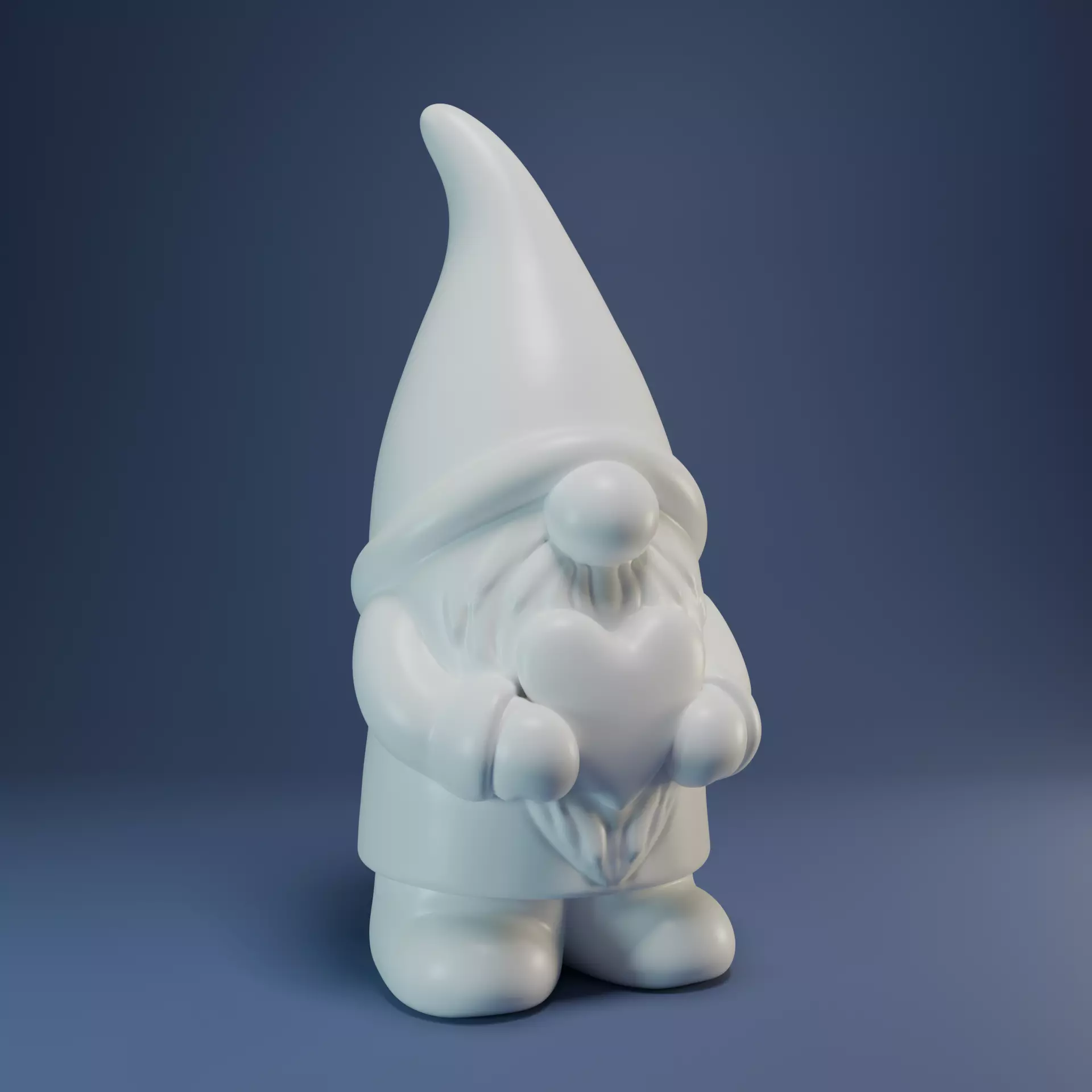Cartoon gnome  3D print model_1