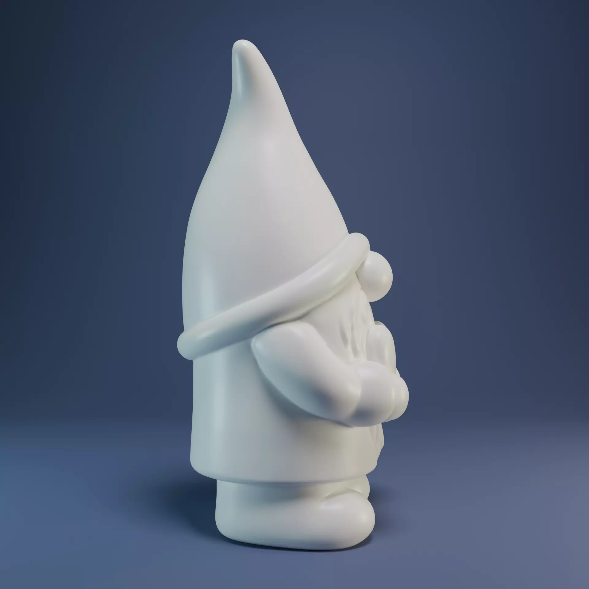 Cartoon gnome  3D print model_2