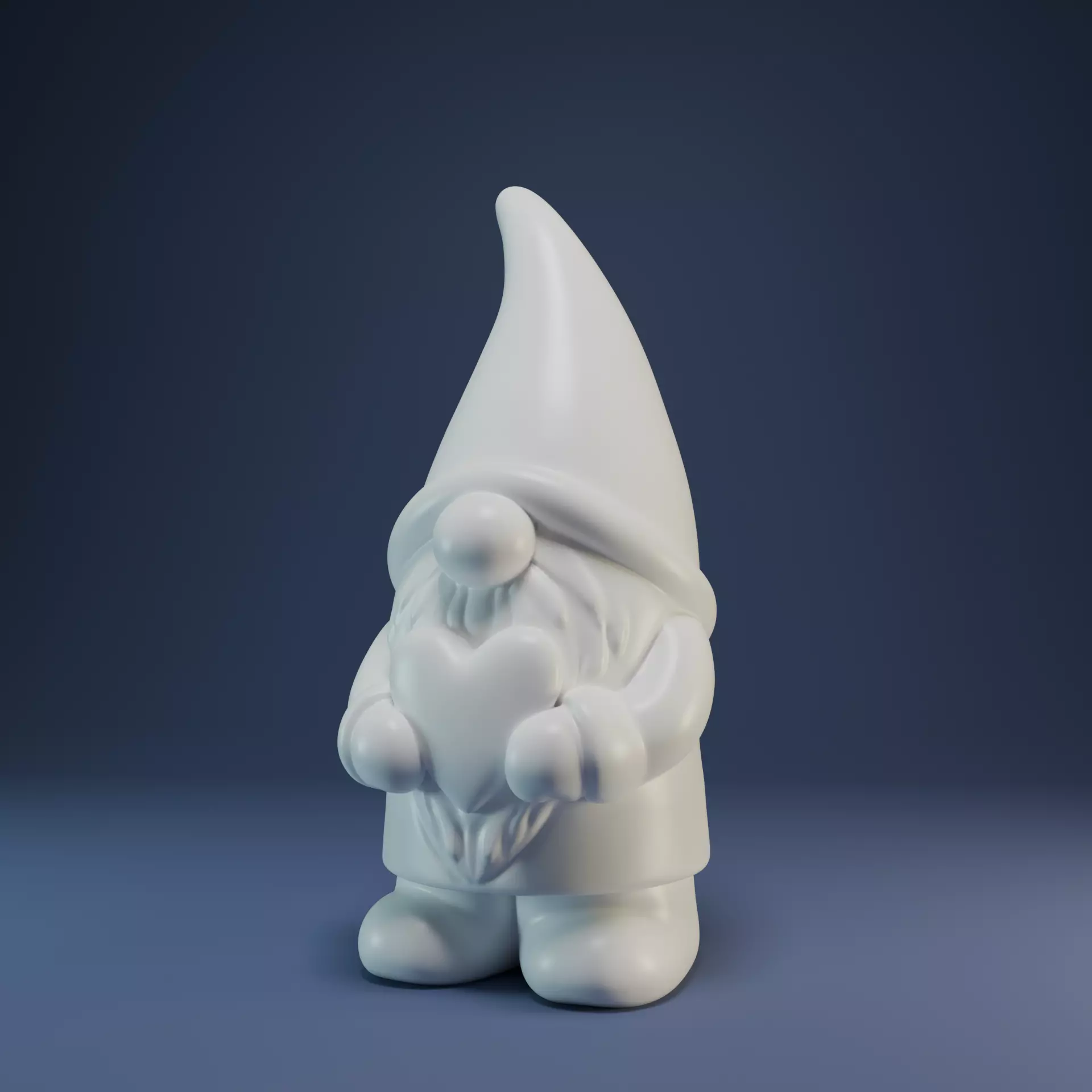 Cartoon gnome  3D print model_5