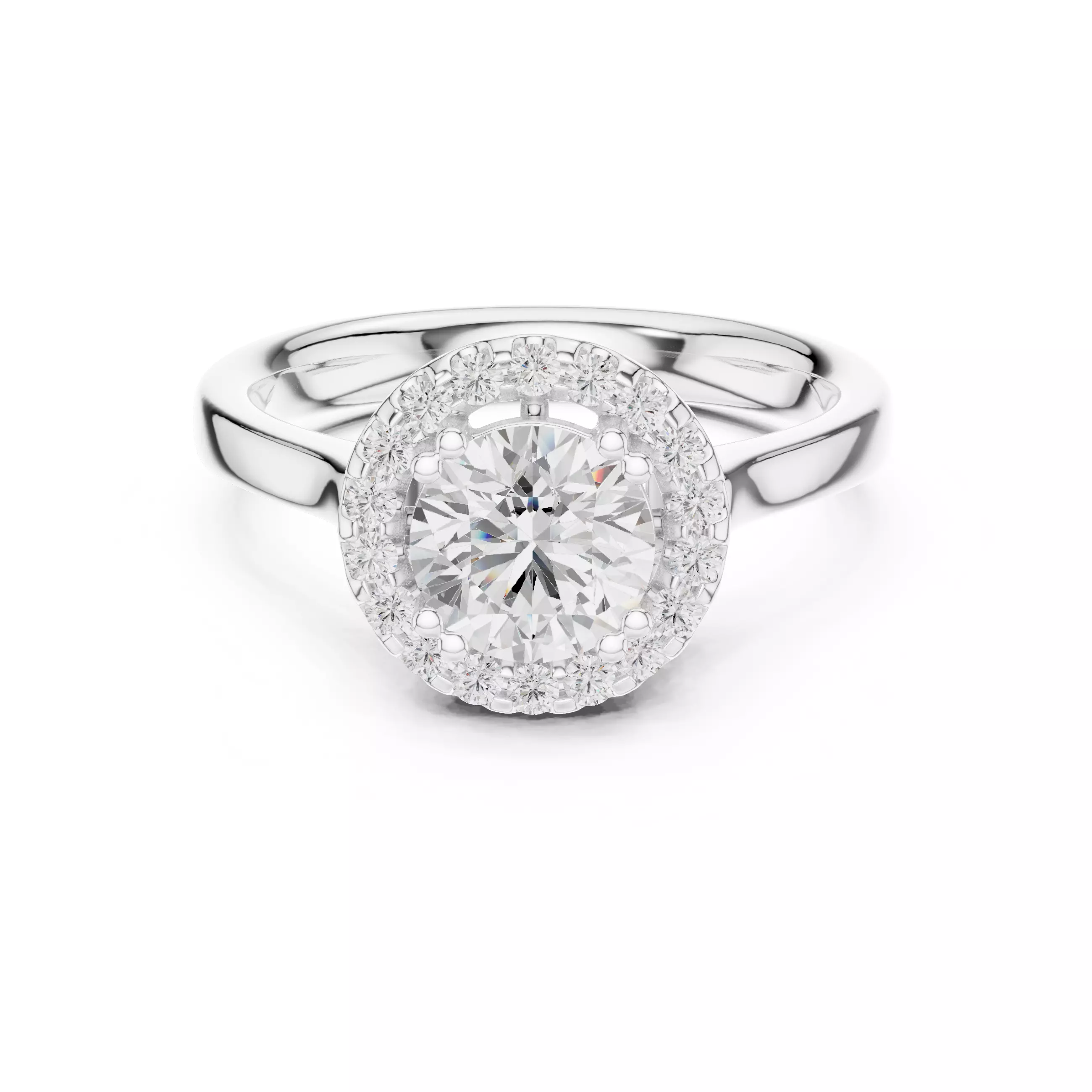 Solitaire Ring 3dm stl renders animation videos details 3D print model_9