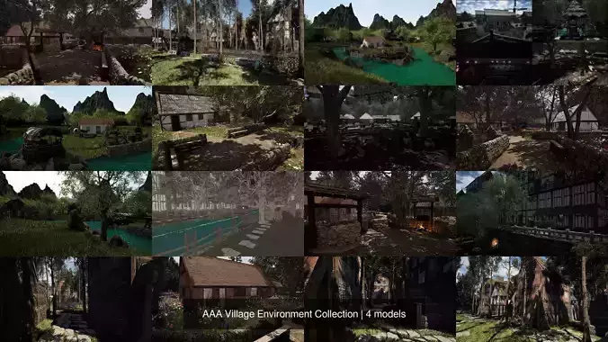 AAA Village Environment Collection