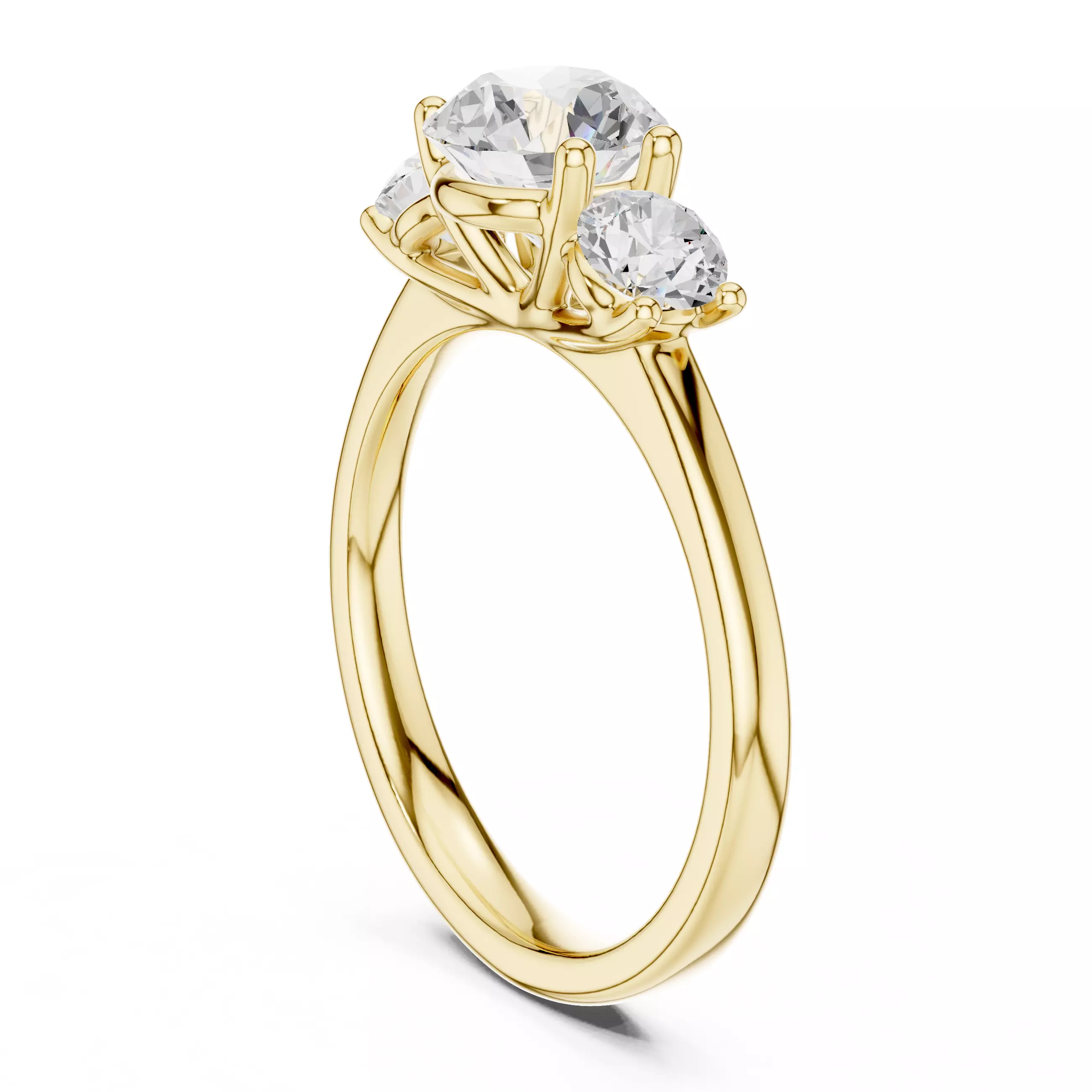 Solitaire Ring 3dm stl renders animation videos details 3D print model_10