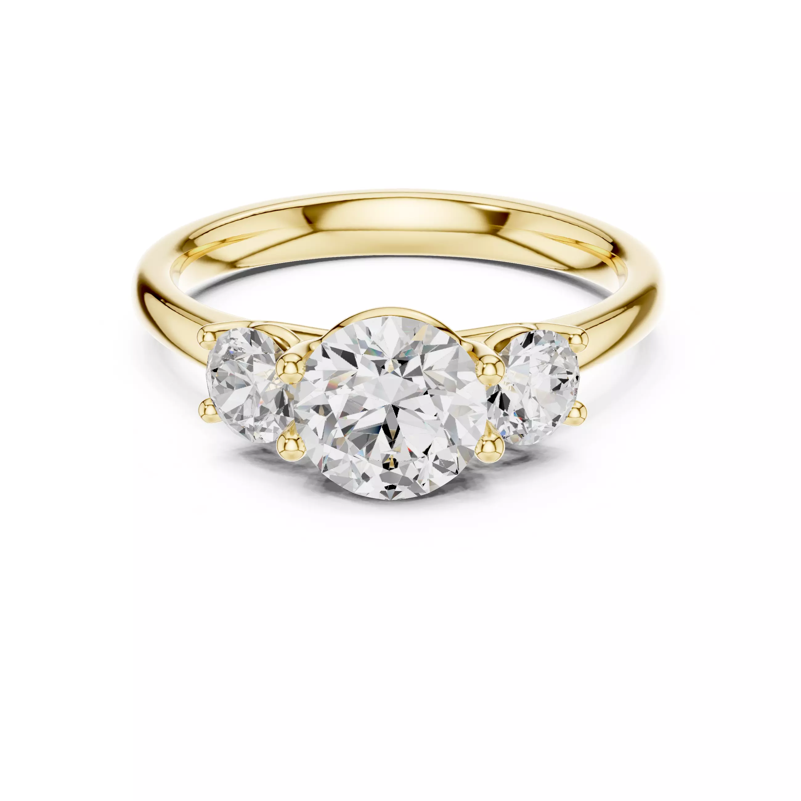 Solitaire Ring 3dm stl renders animation videos details 3D print model_13