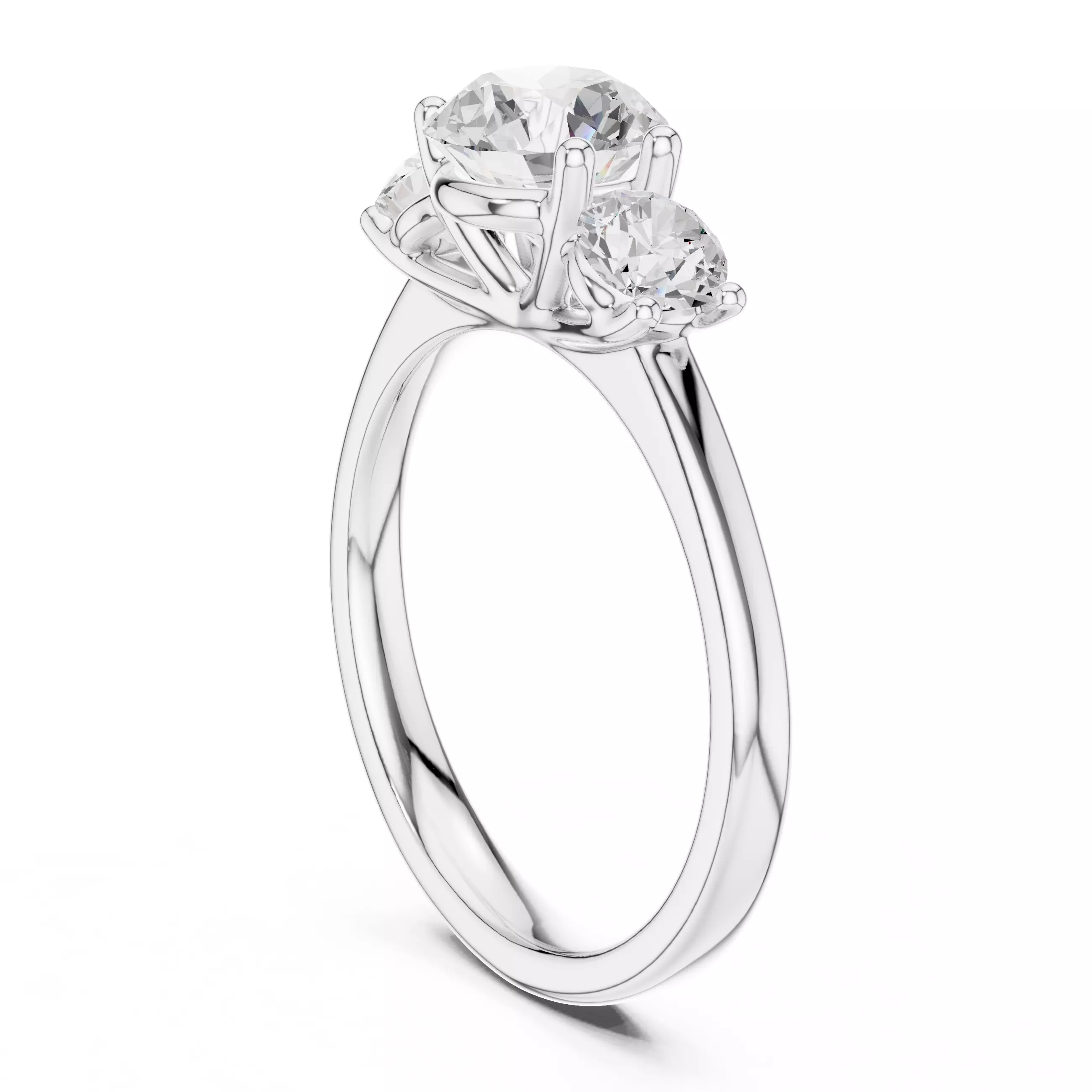 Solitaire Ring 3dm stl renders animation videos details 3D print model_6