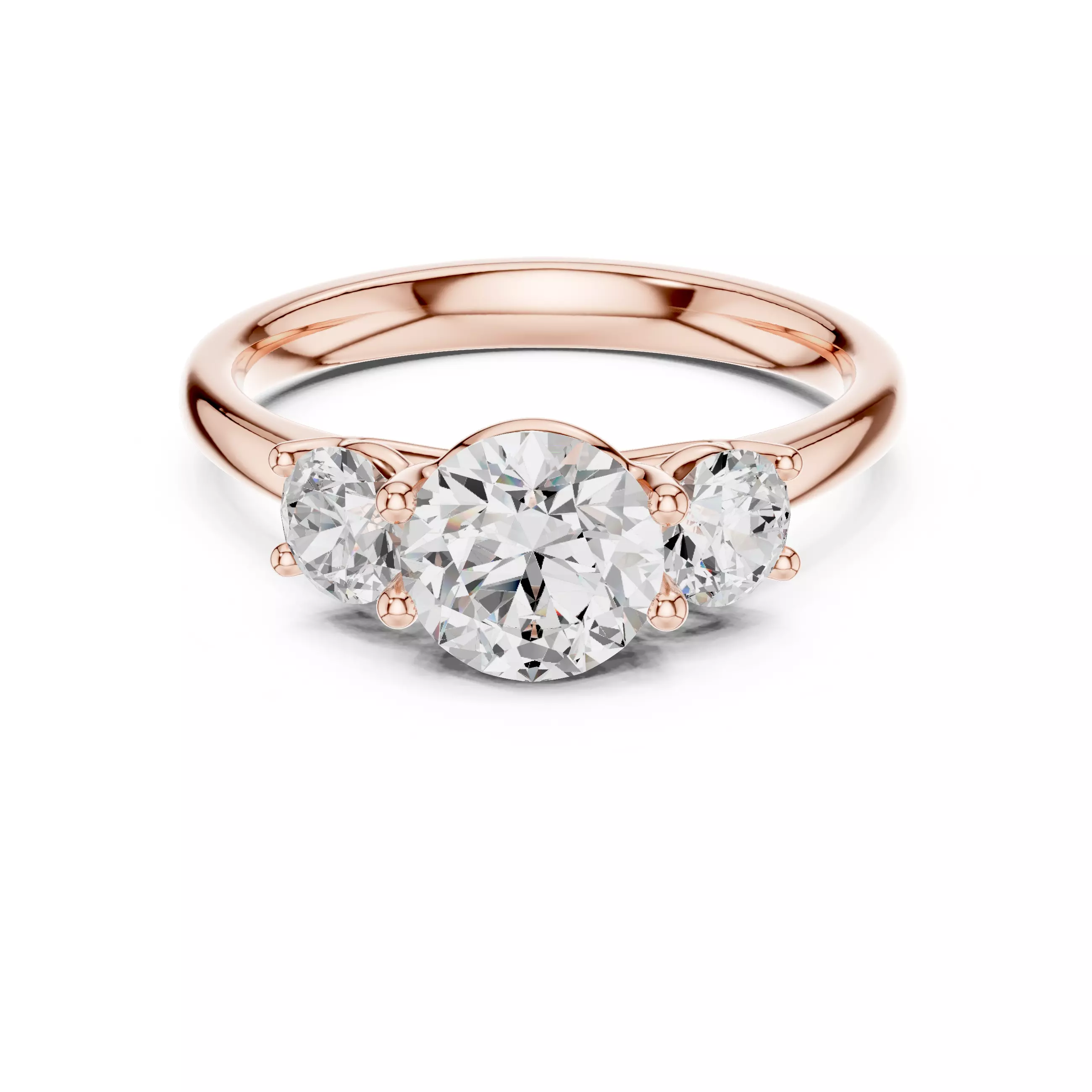 Solitaire Ring 3dm stl renders animation videos details 3D print model_0