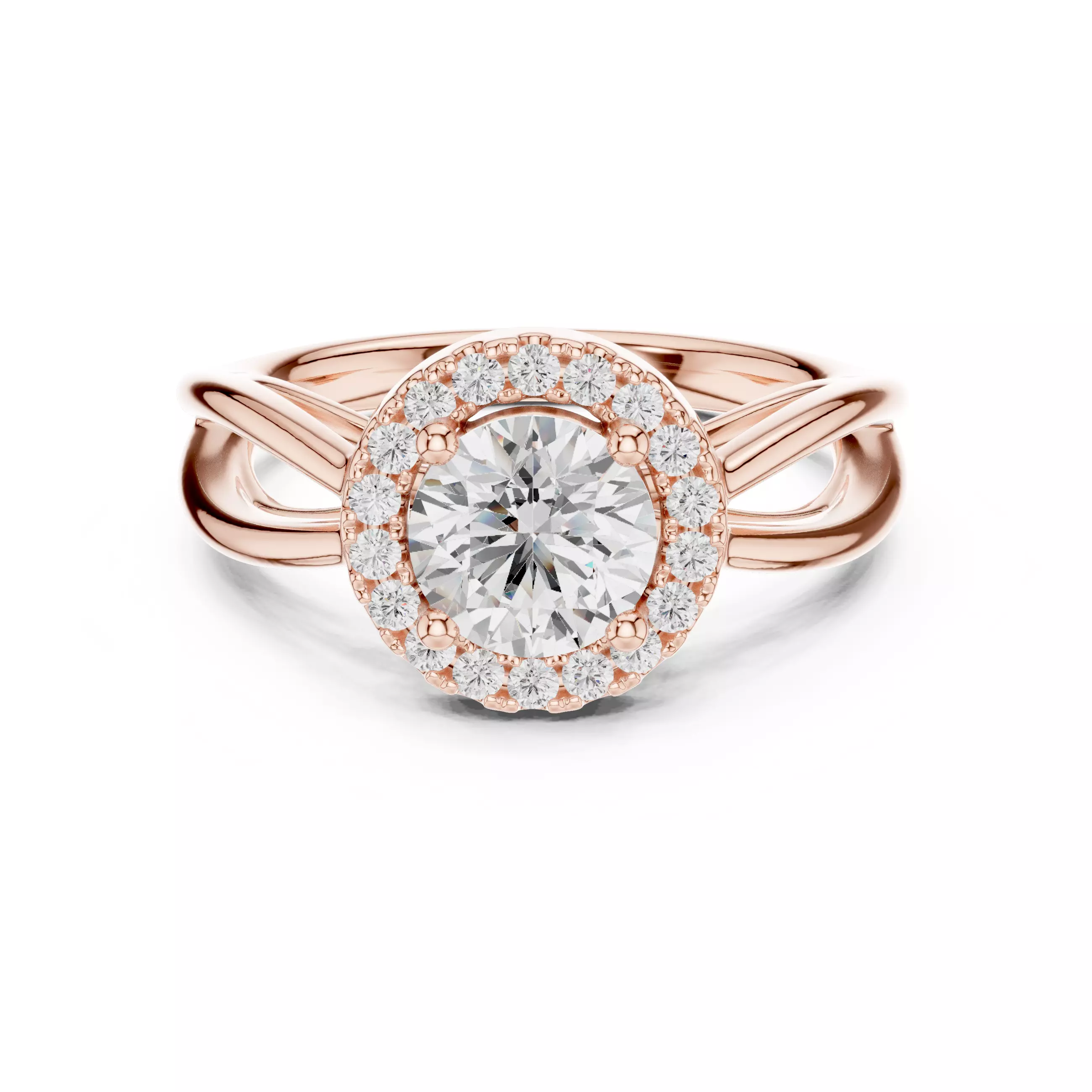 Solitaire Ring 3dm stl renders animation videos details  3D print model_0