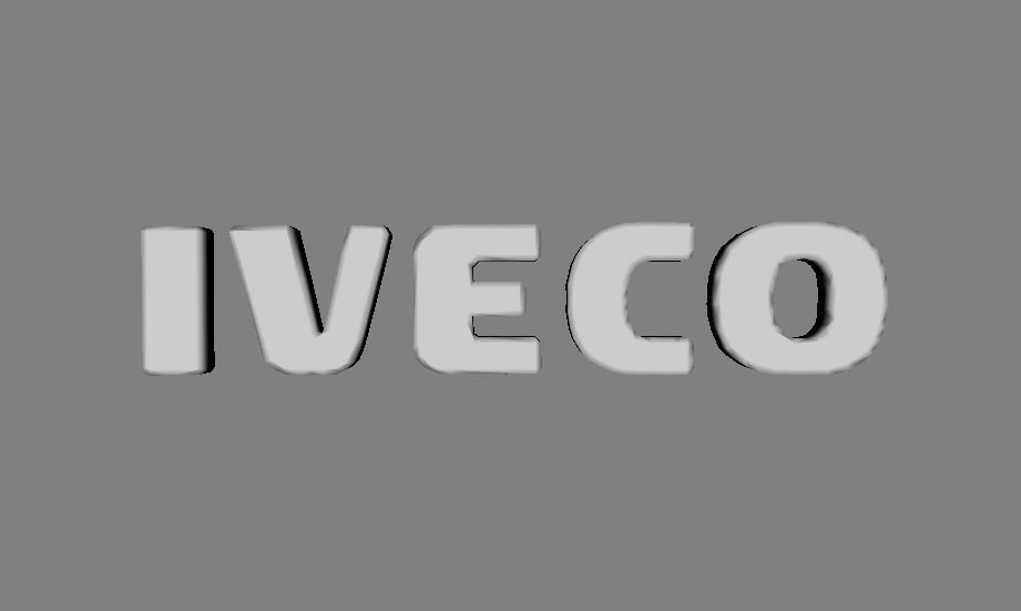 Iveco Logo Not Textured Free low-poly 3D model