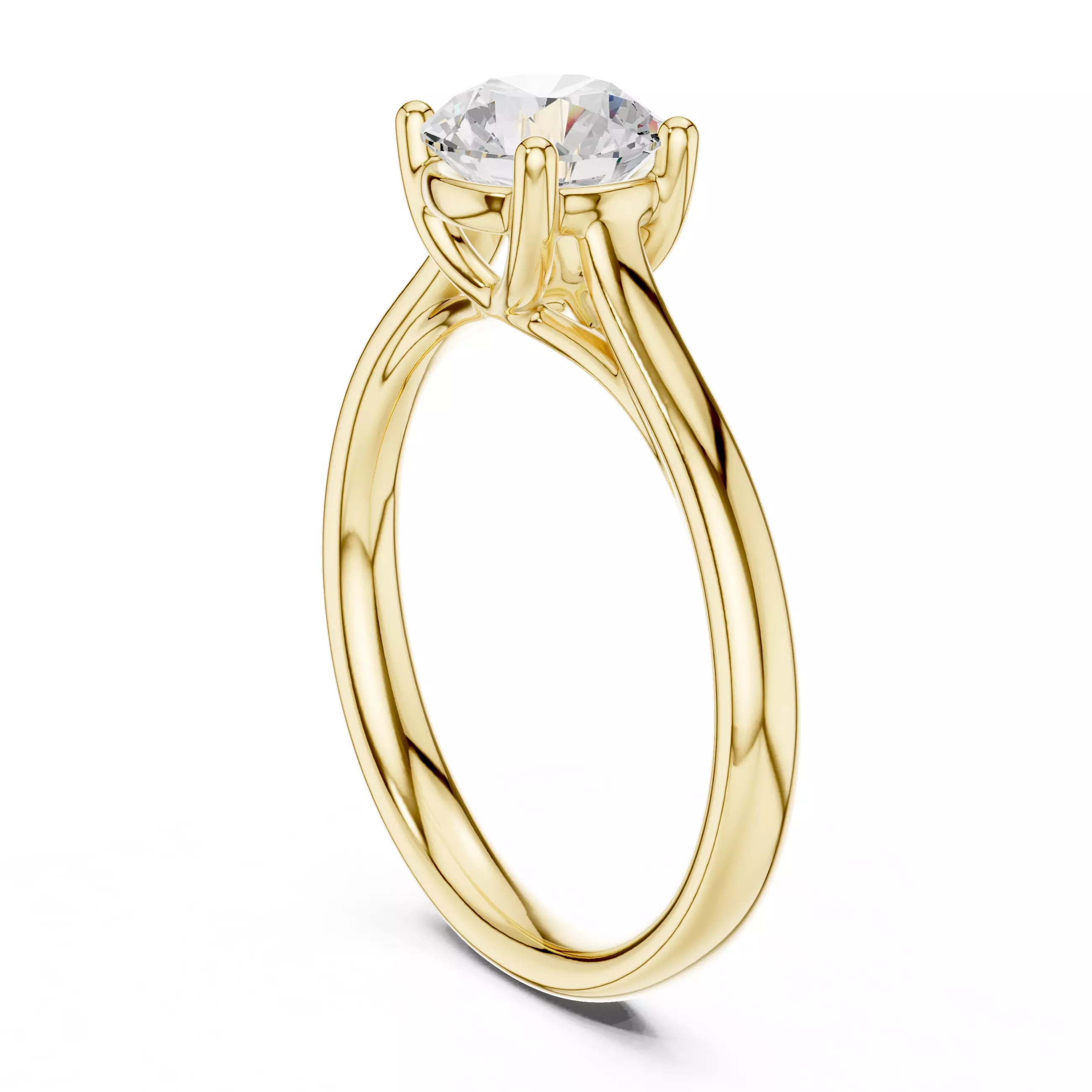 Solitaire Ring 3dm stl renders animation videos details 3D print model_10
