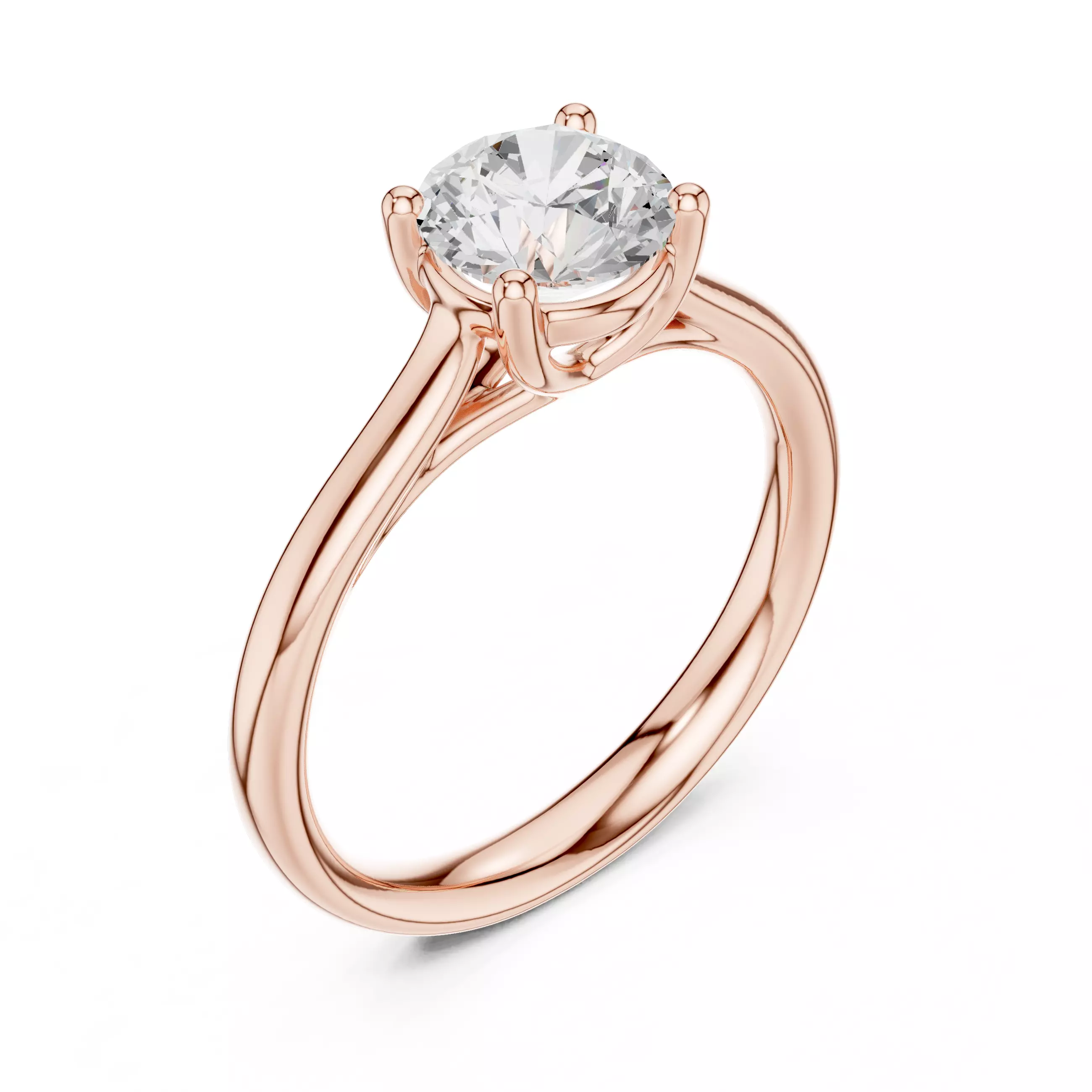 Solitaire Ring 3dm stl renders animation videos details 3D print model_4