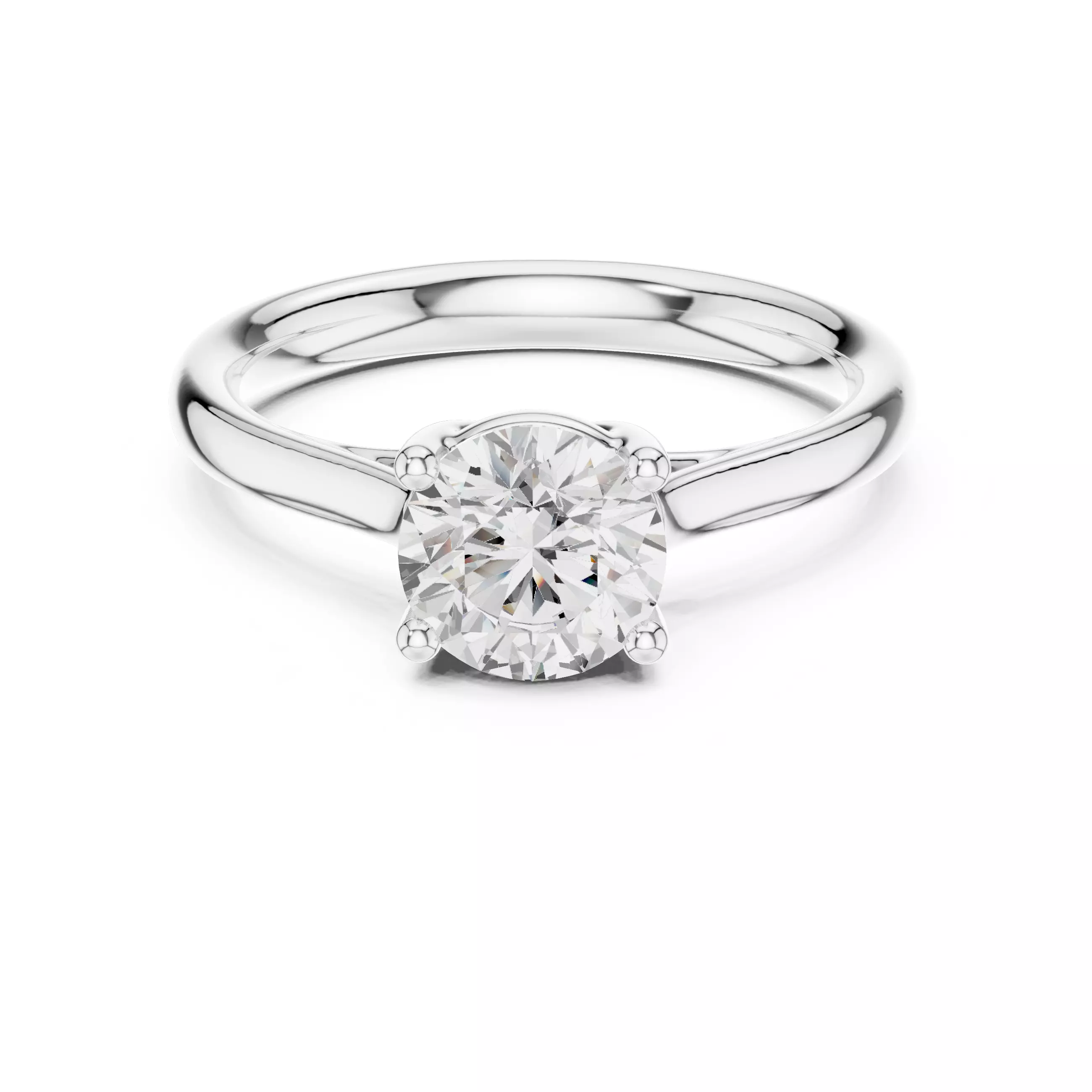 Solitaire Ring 3dm stl renders animation videos details 3D print model_9