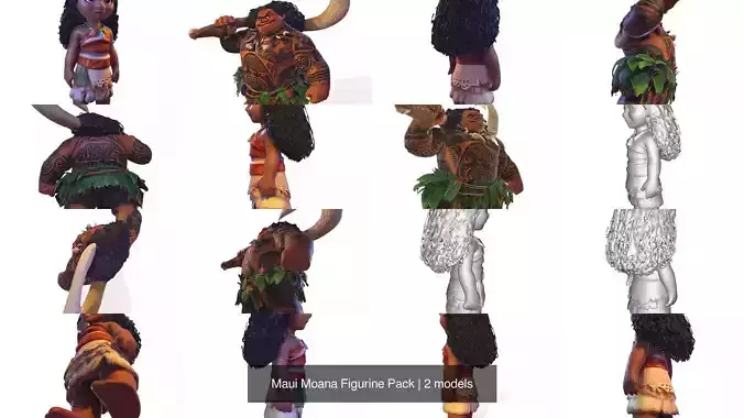 Maui Moana Figurine Pack