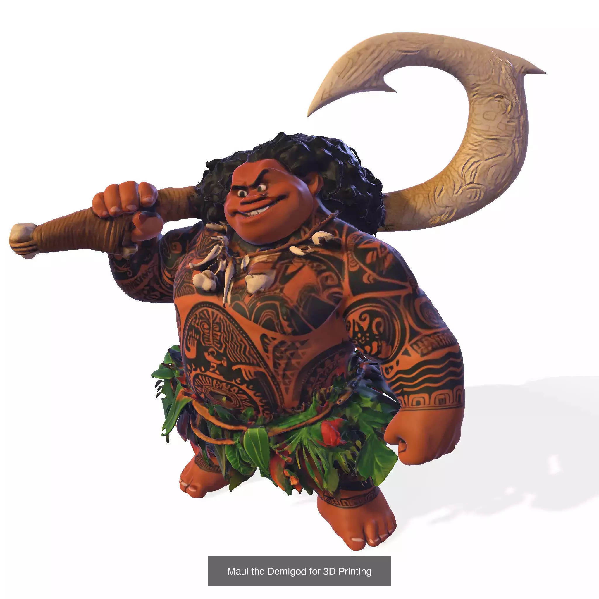 Maui Moana Figurine Pack 3D Model Collection_2