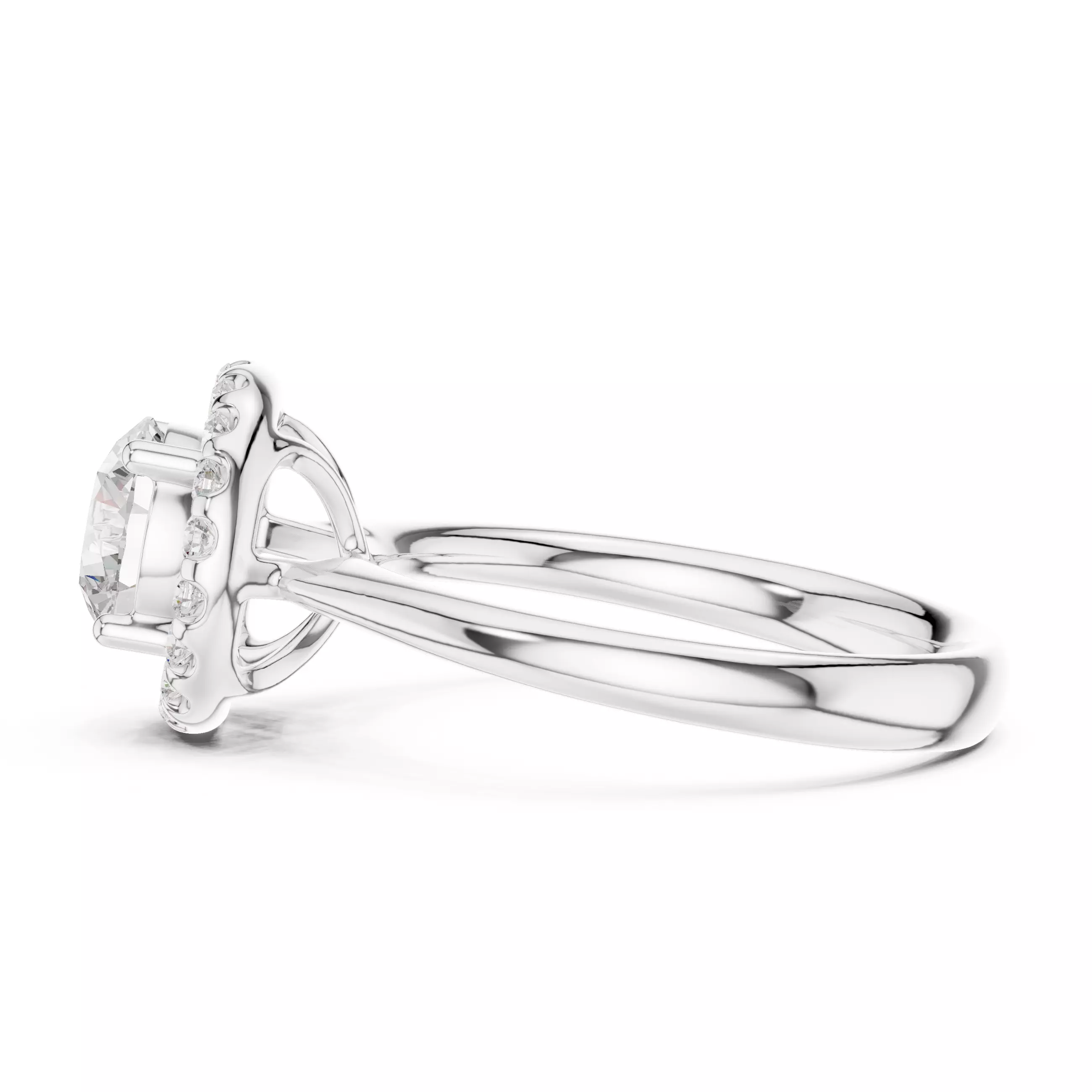 Solitaire Ring 3dm stl renders animation videos details 3D print model_6