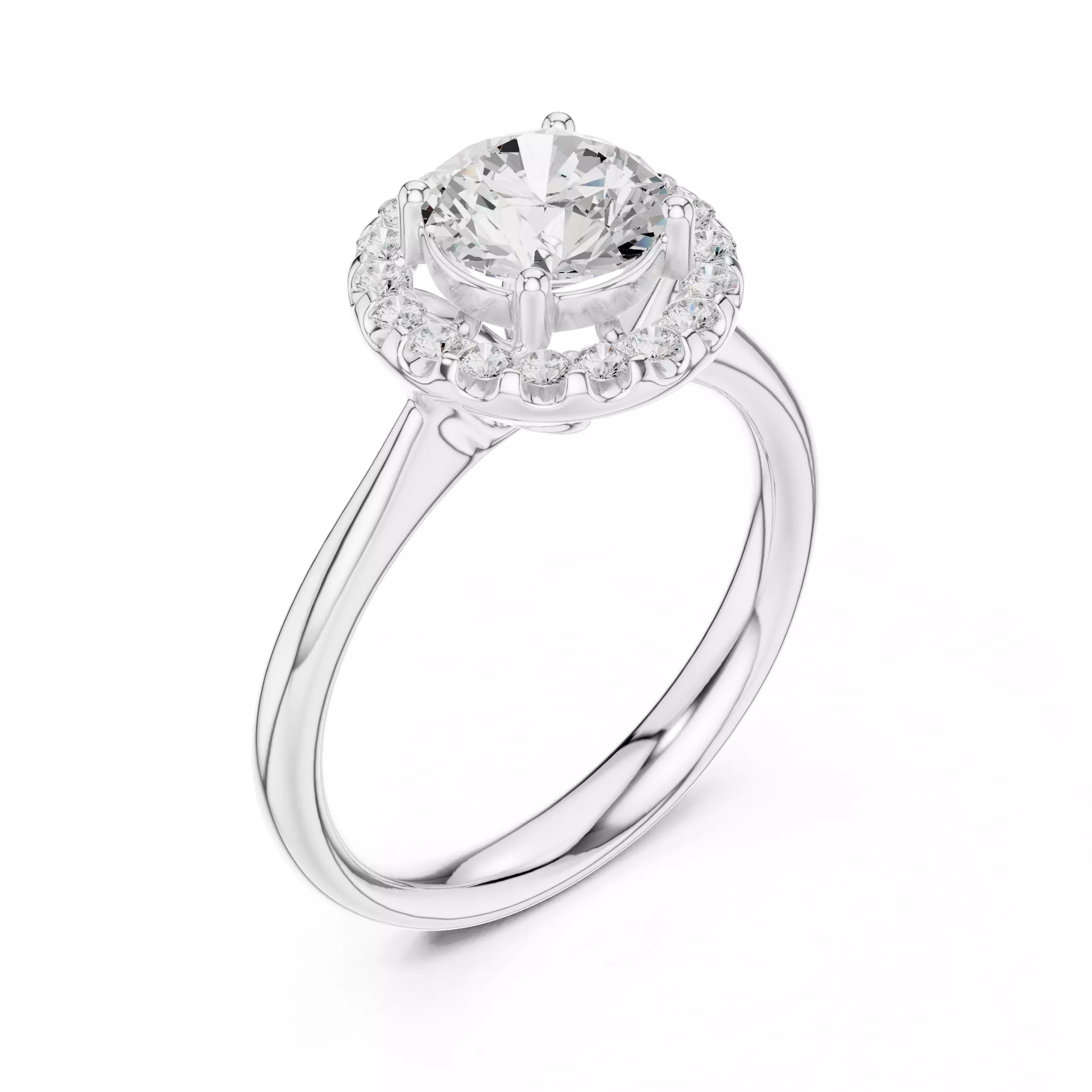 Solitaire Ring 3dm stl renders animation videos details 3D print model_5