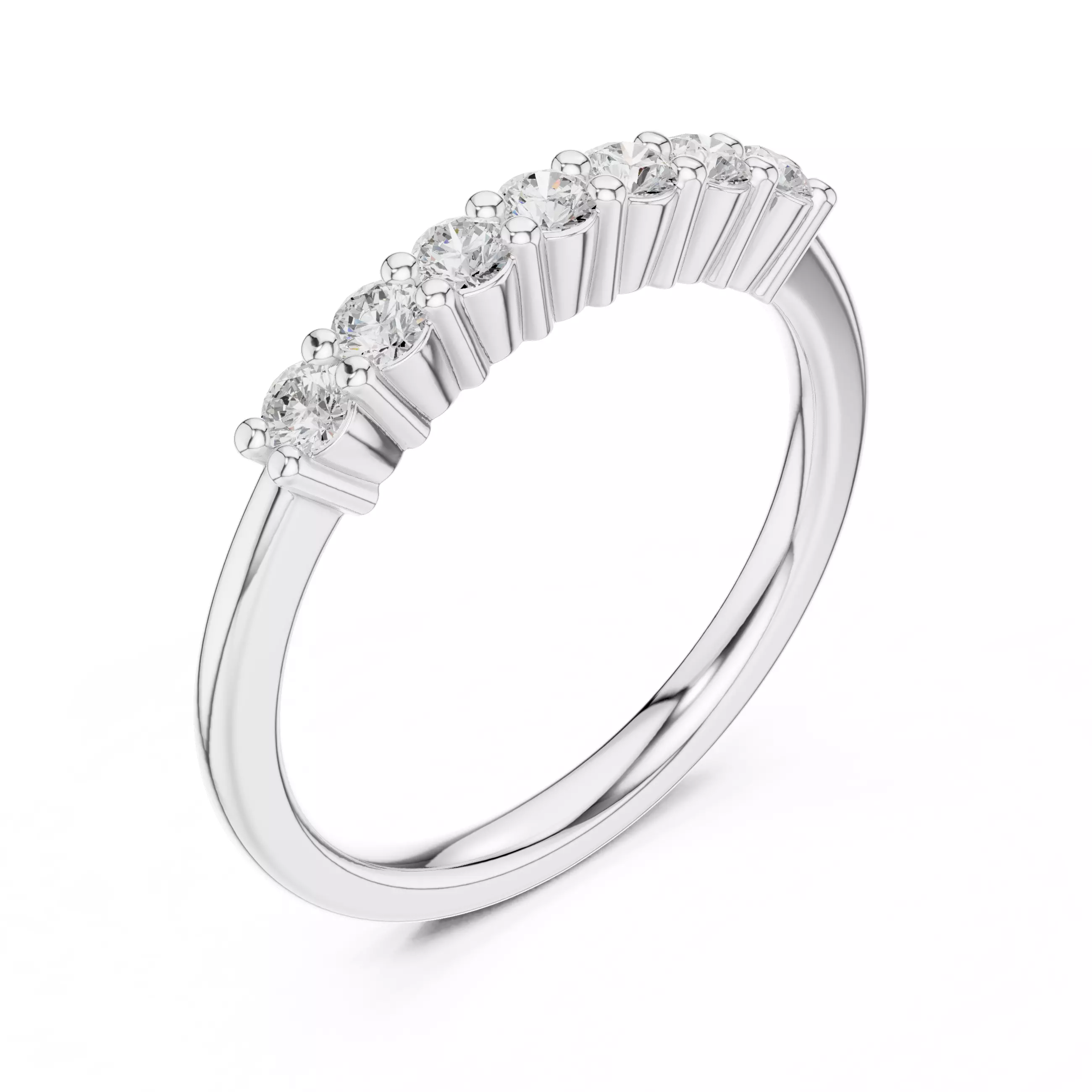 Eternity Band Ring 3dm stl renders animation details 3D print model_7
