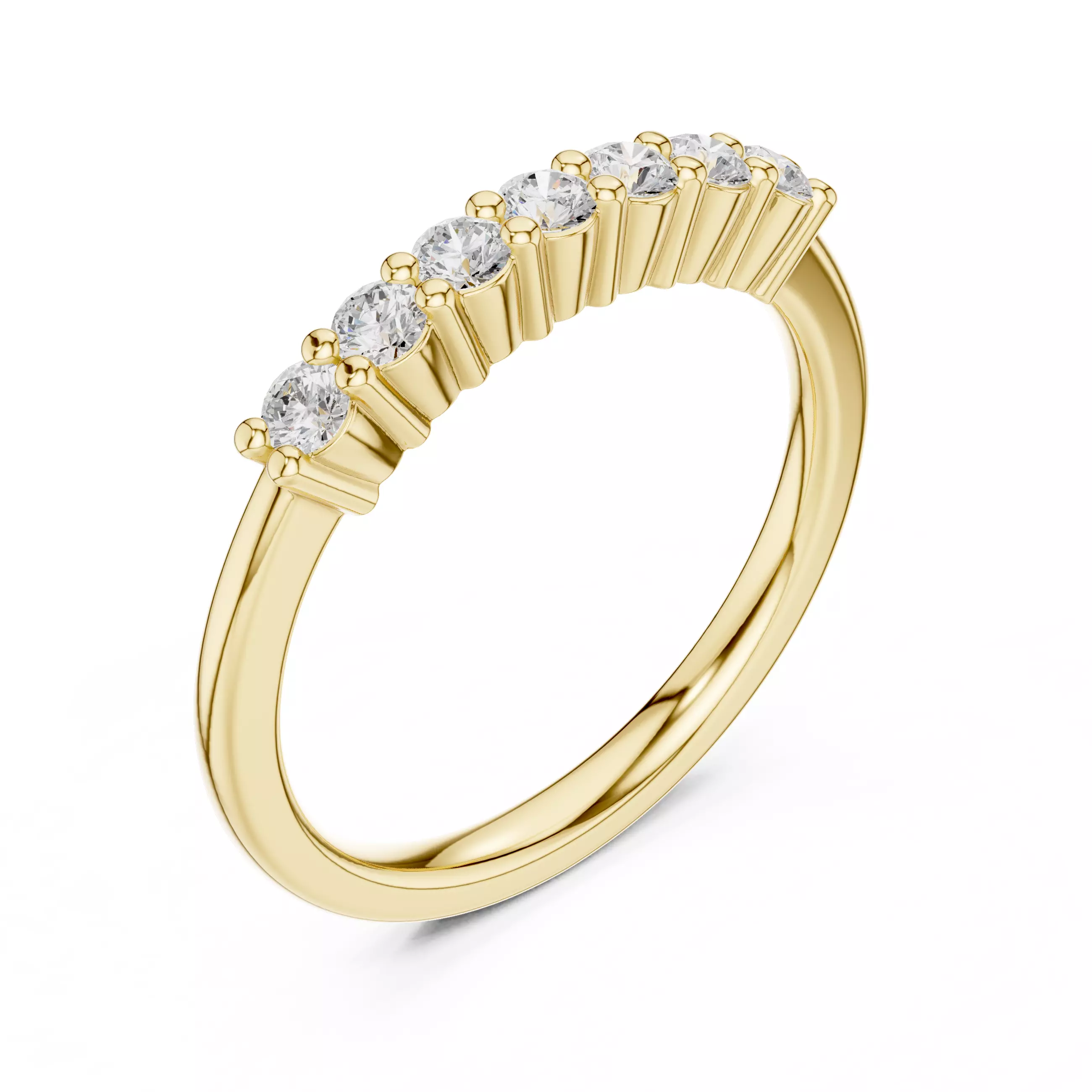 Eternity Band Ring 3dm stl renders animation details 3D print model_11