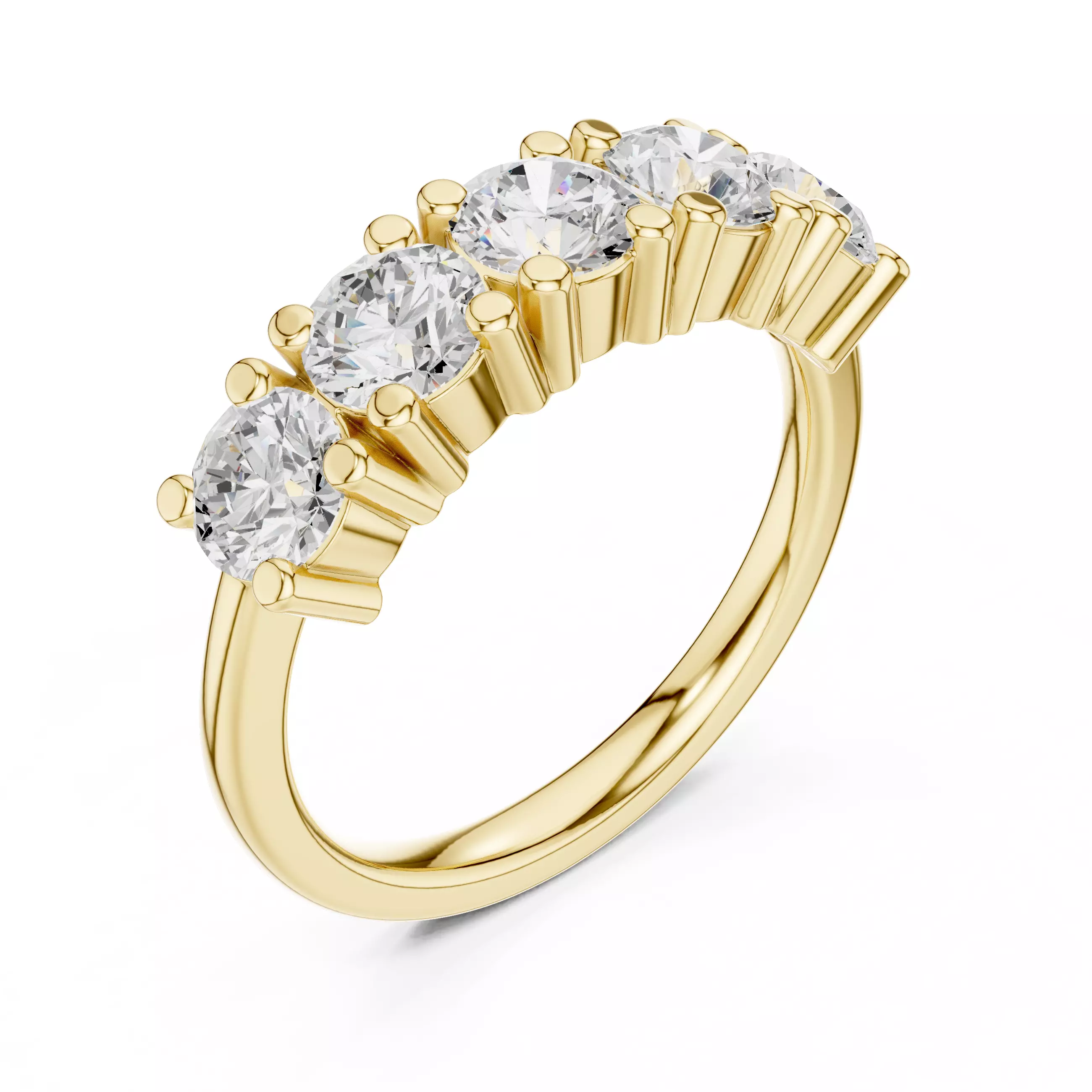 Diamond Ring 3dm stl renders animation details 3D print model_11