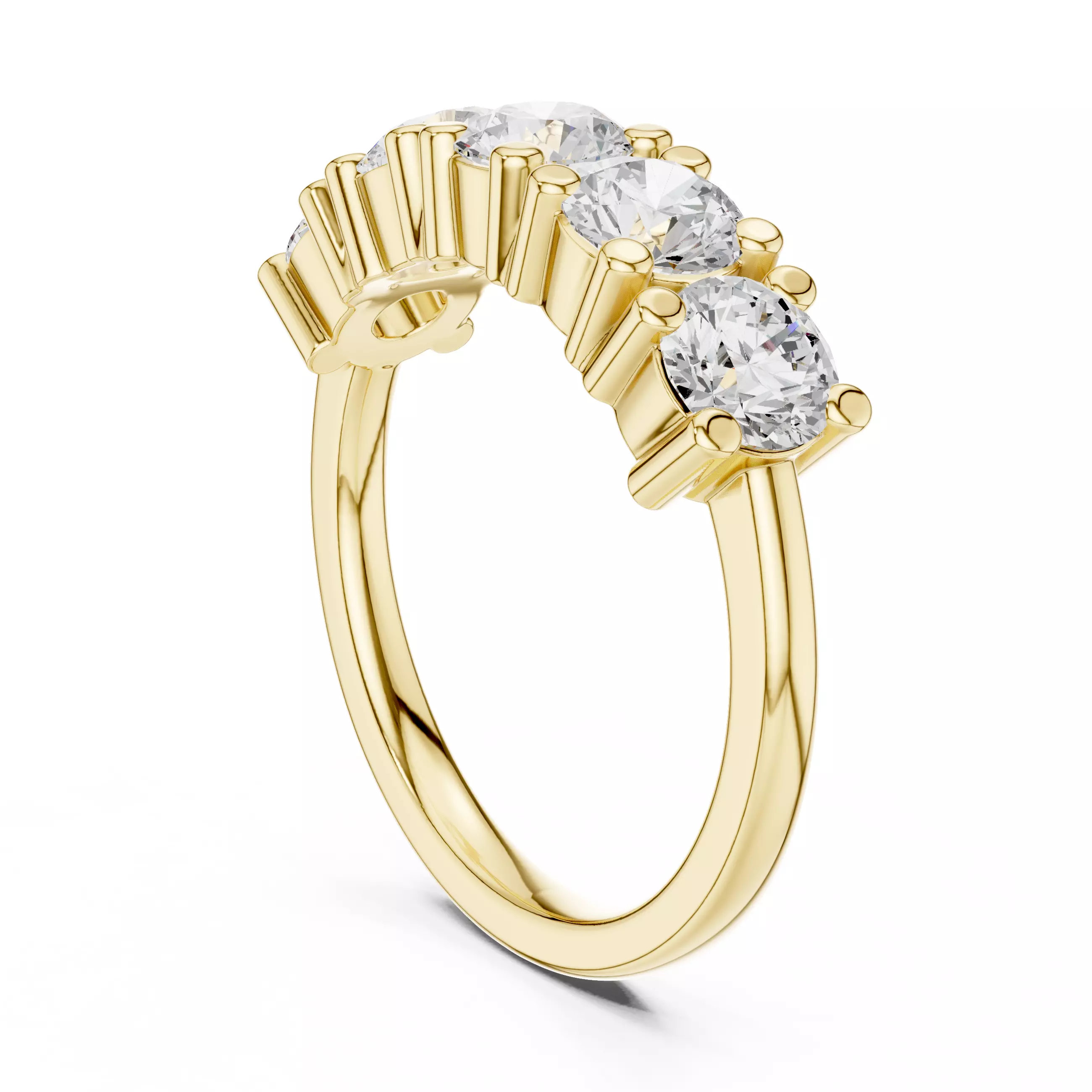 Diamond Ring 3dm stl renders animation details 3D print model_10