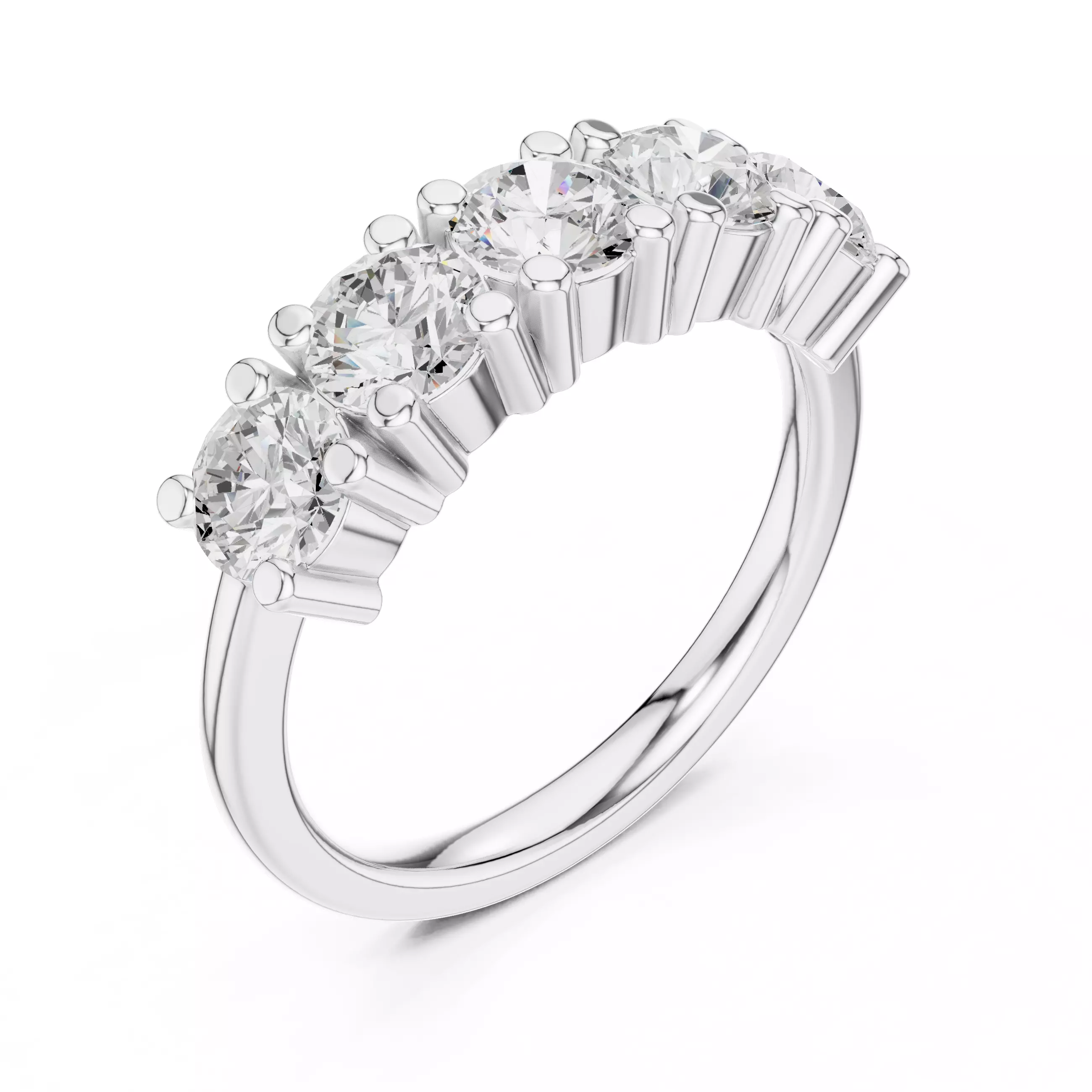 Diamond Ring 3dm stl renders animation details 3D print model_7