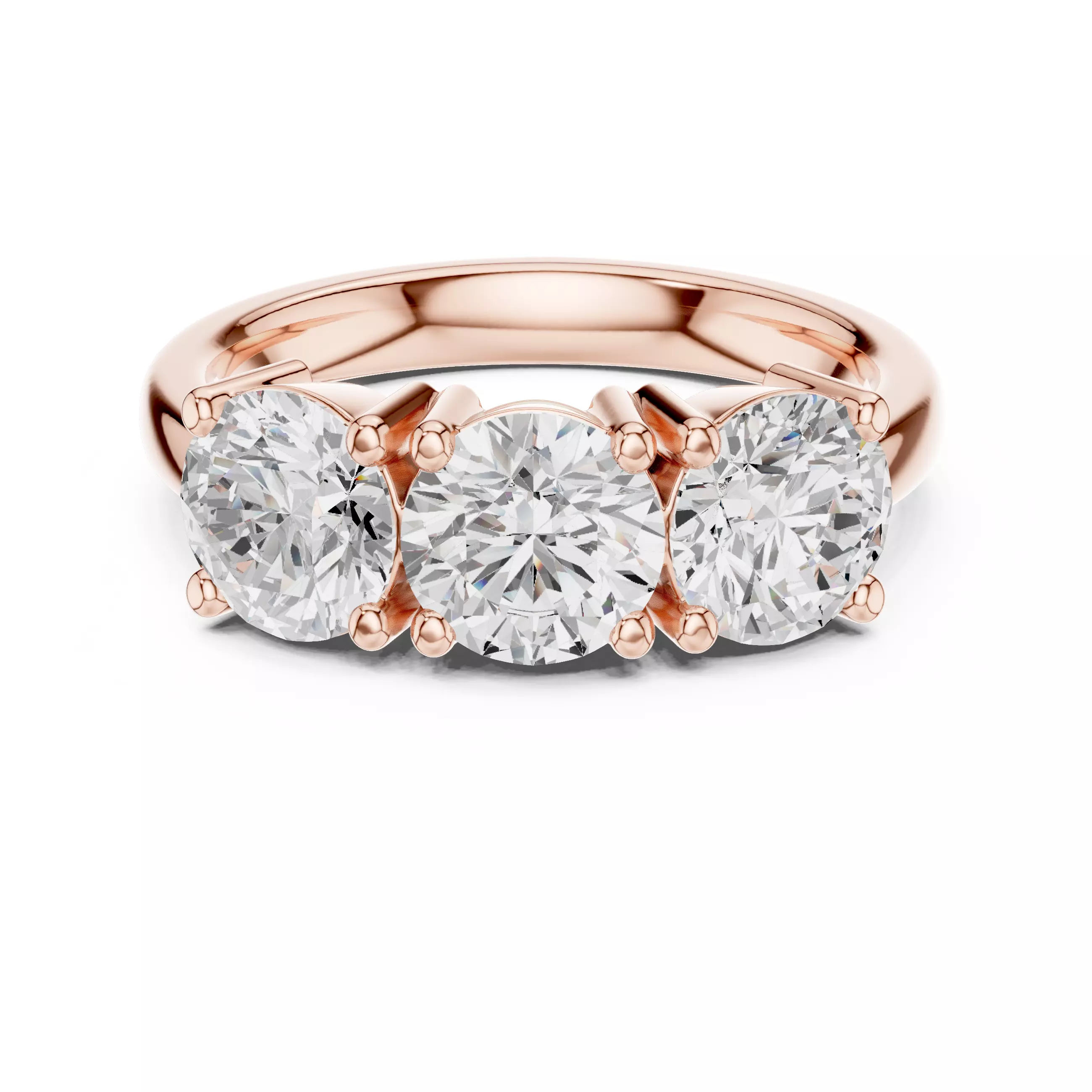 Solitaire Ring 3dm stl renders animation details 3D print model_0