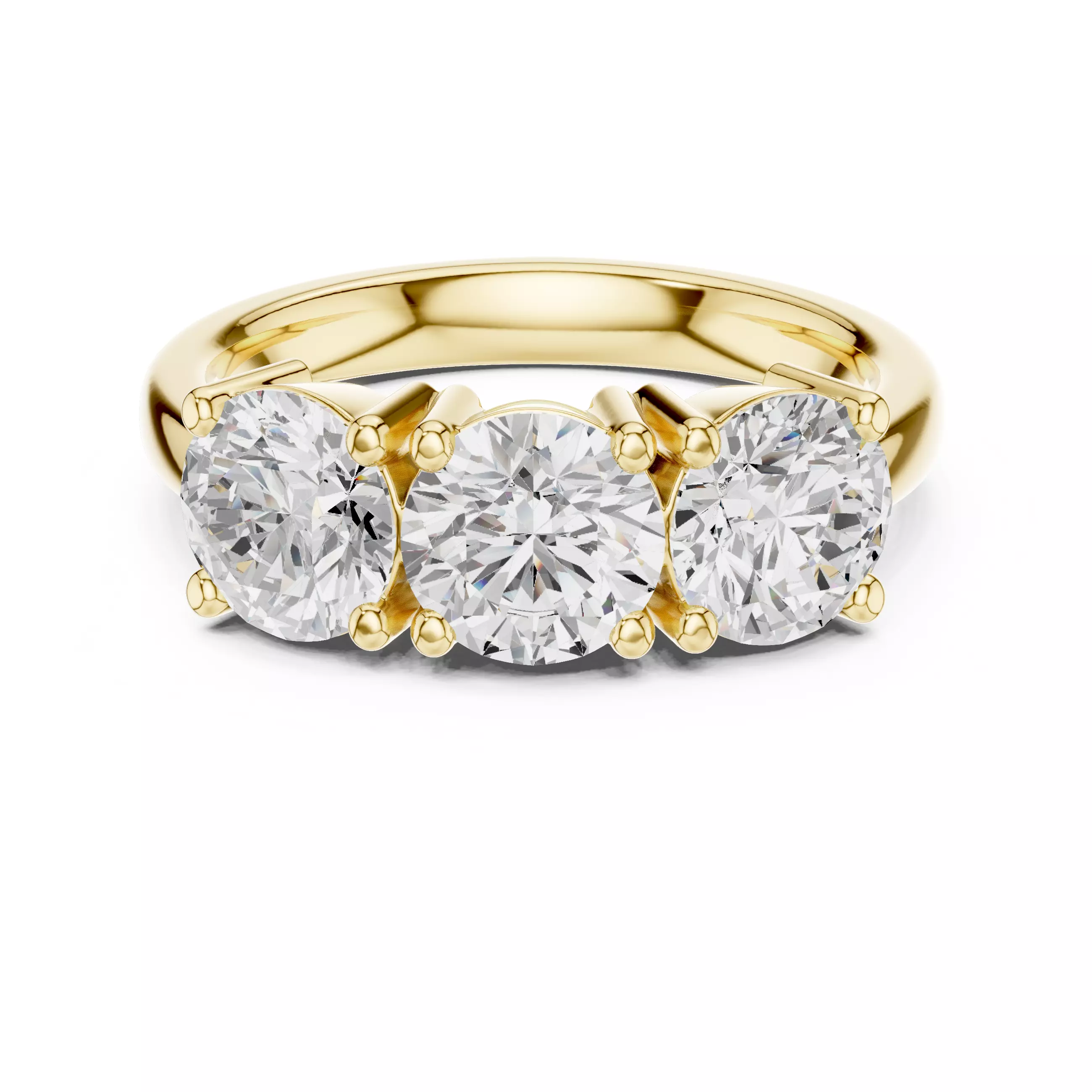 Solitaire Ring 3dm stl renders animation details 3D print model_13