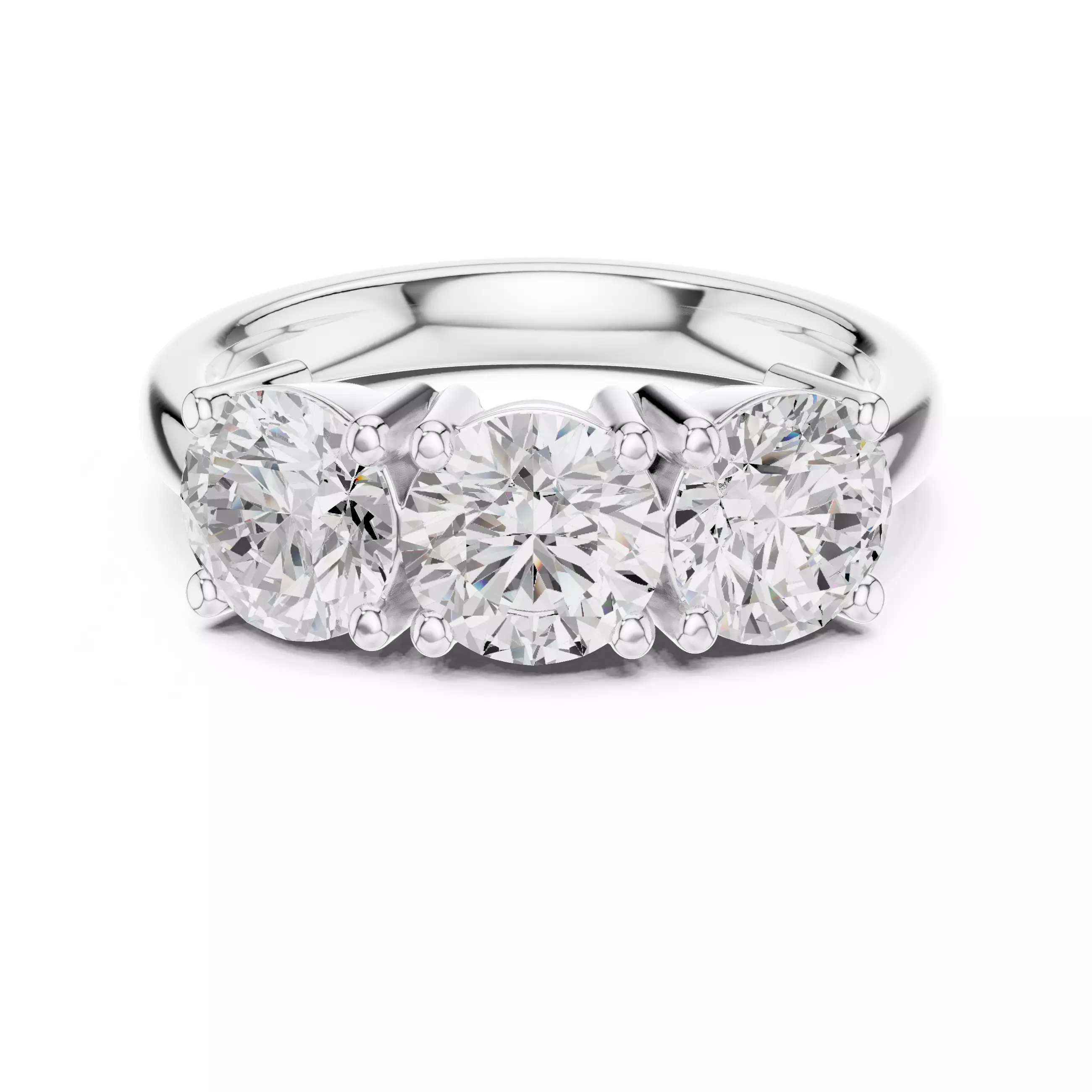 Solitaire Ring 3dm stl renders animation details 3D print model_9