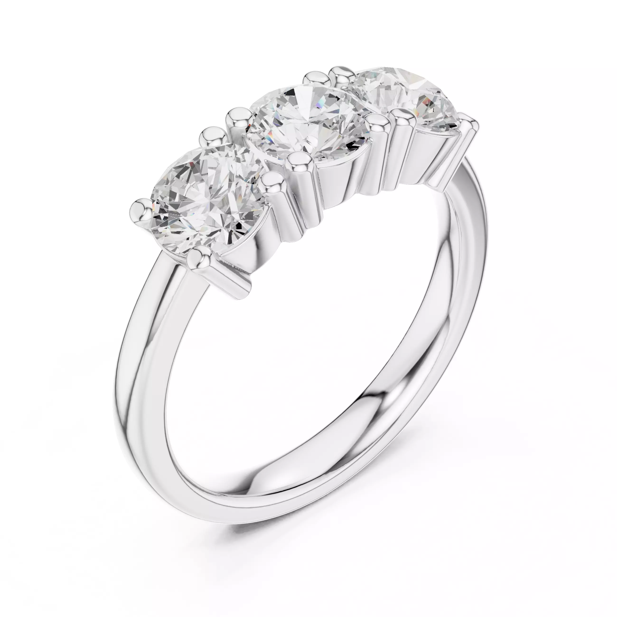 Diamond Ring 3dm stl renders animation details 3D print model_7