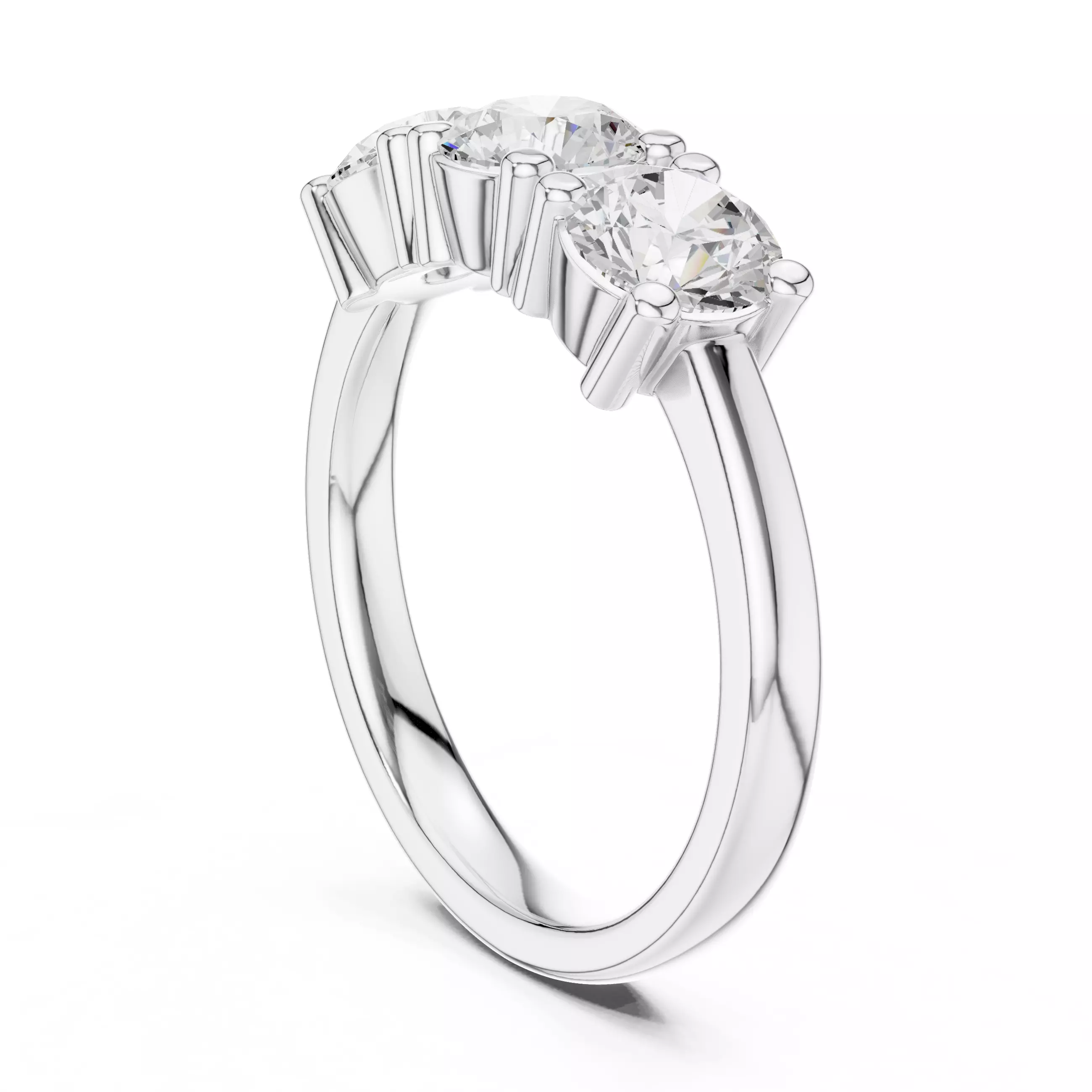 Diamond Ring 3dm stl renders animation details 3D print model_6