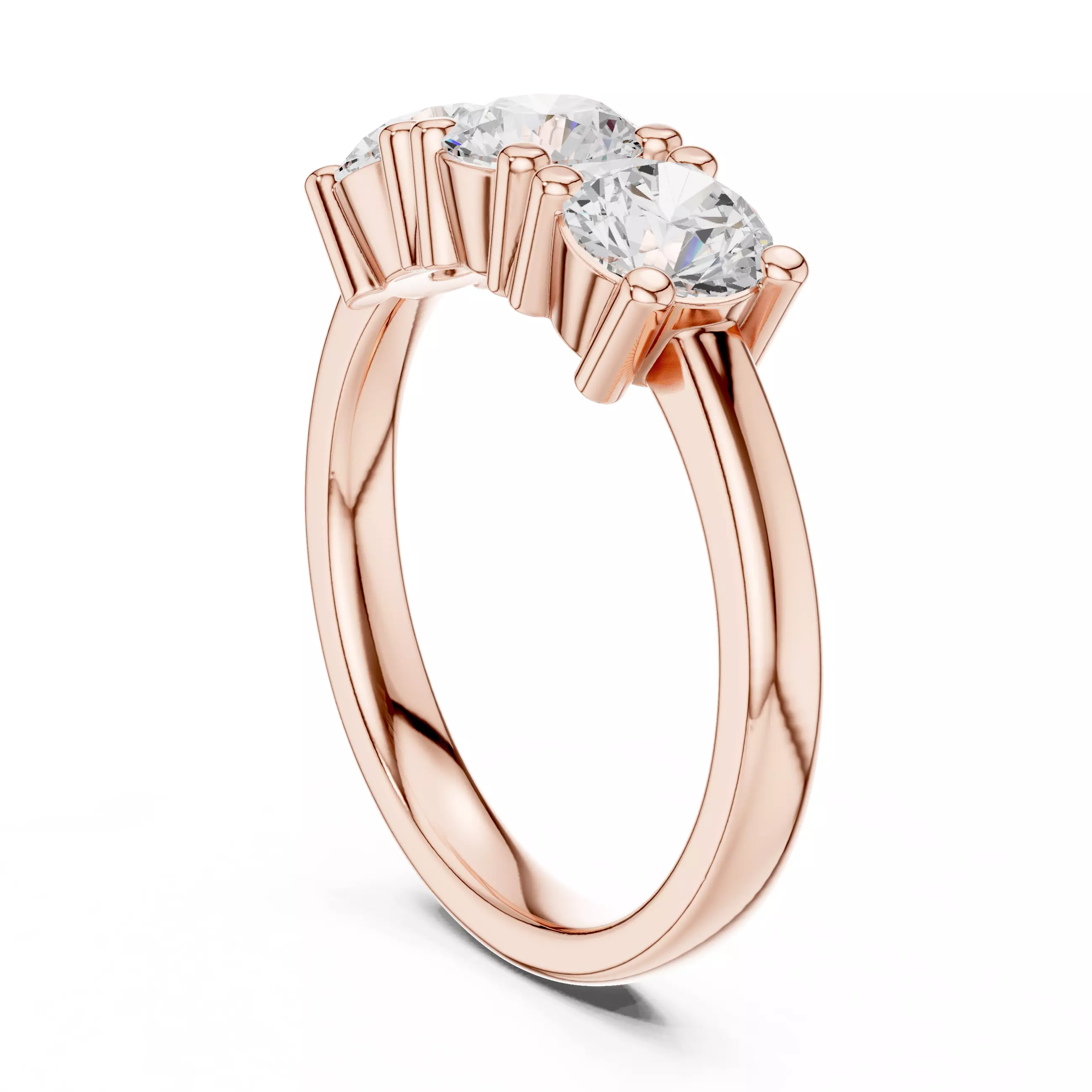 Diamond Ring 3dm stl renders animation details 3D print model_3