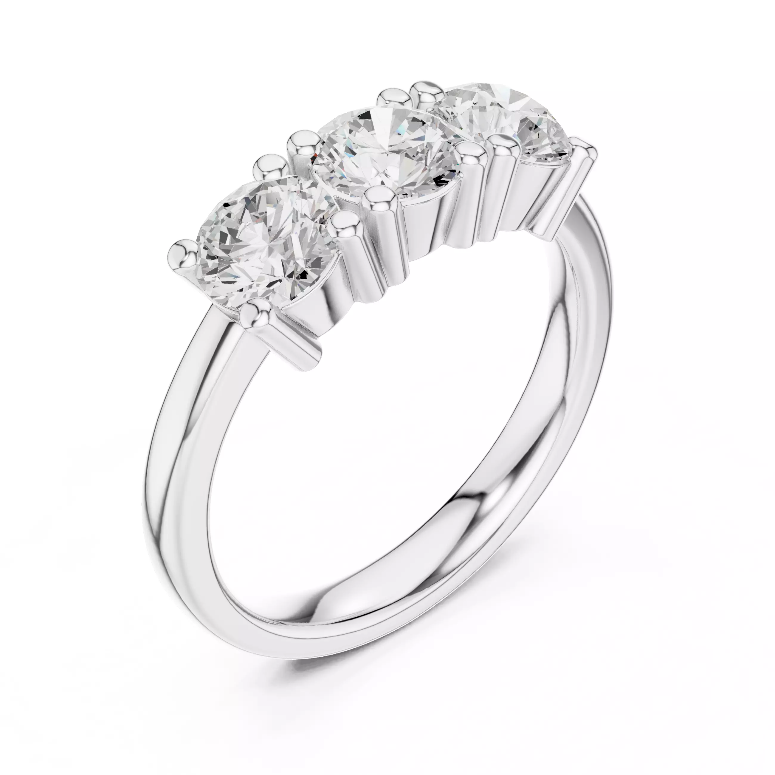 Diamond Ring 3dm stl renders animation details 3D print model_7