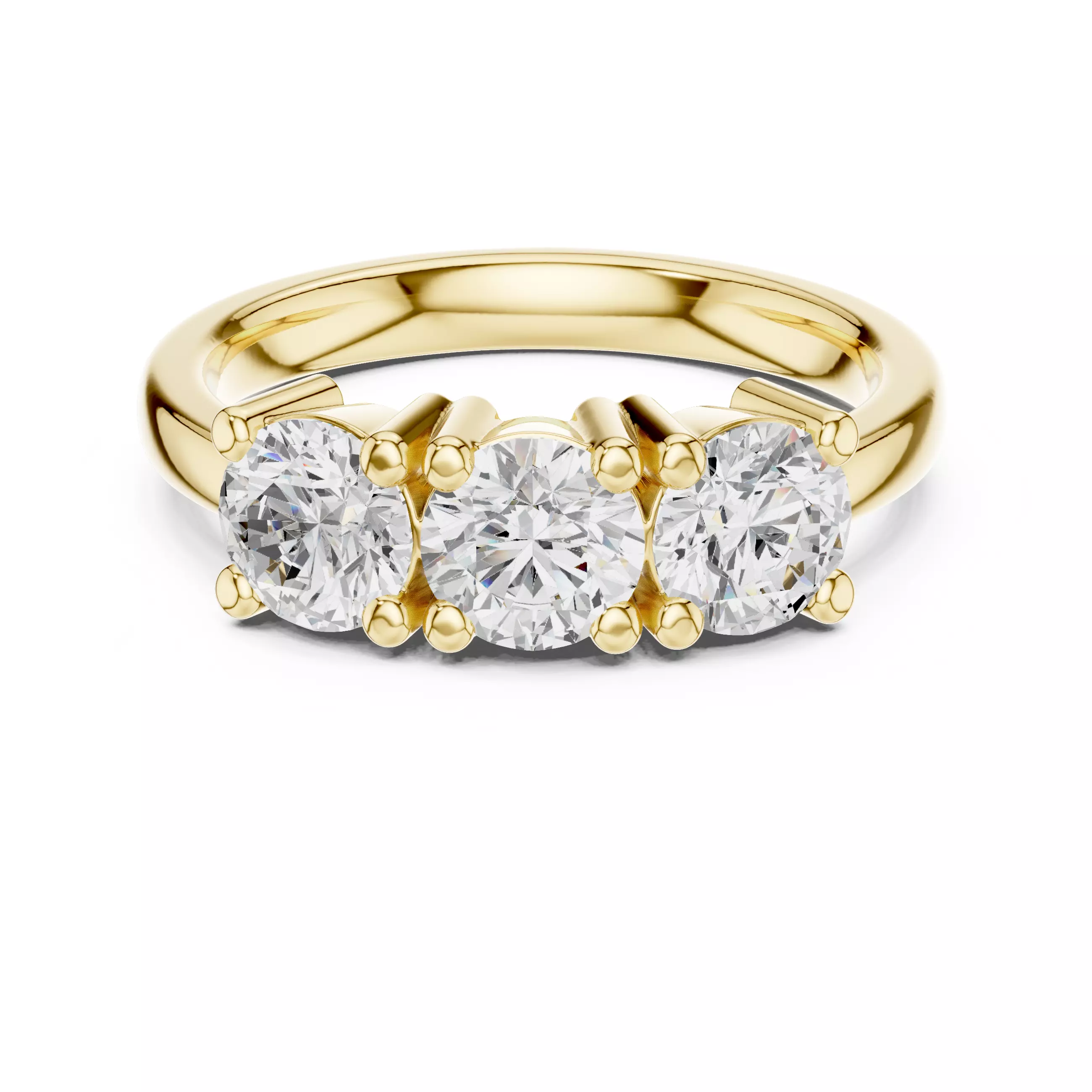 Diamond Ring 3dm stl renders animation details 3D print model_13