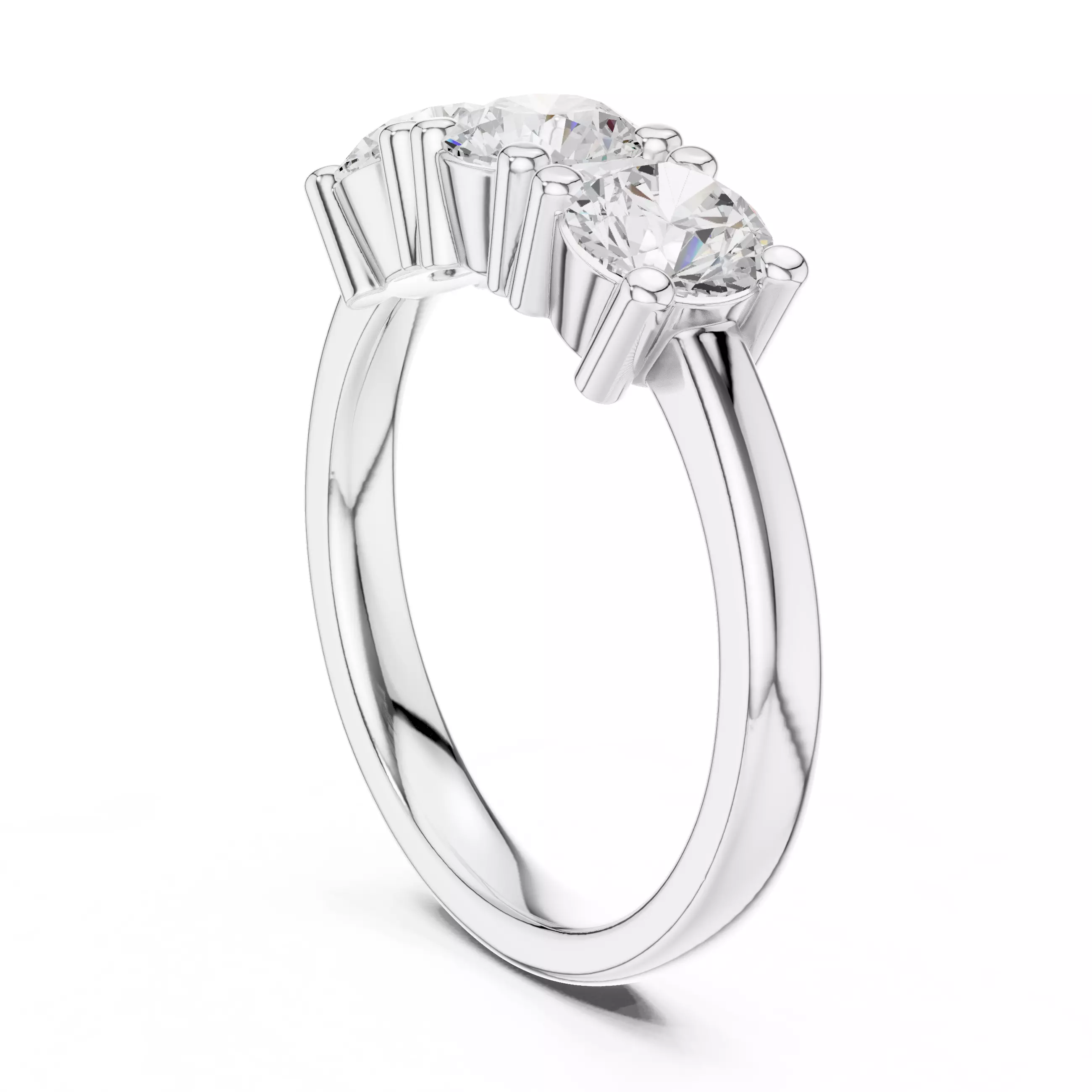 Diamond Ring 3dm stl renders animation details 3D print model_6