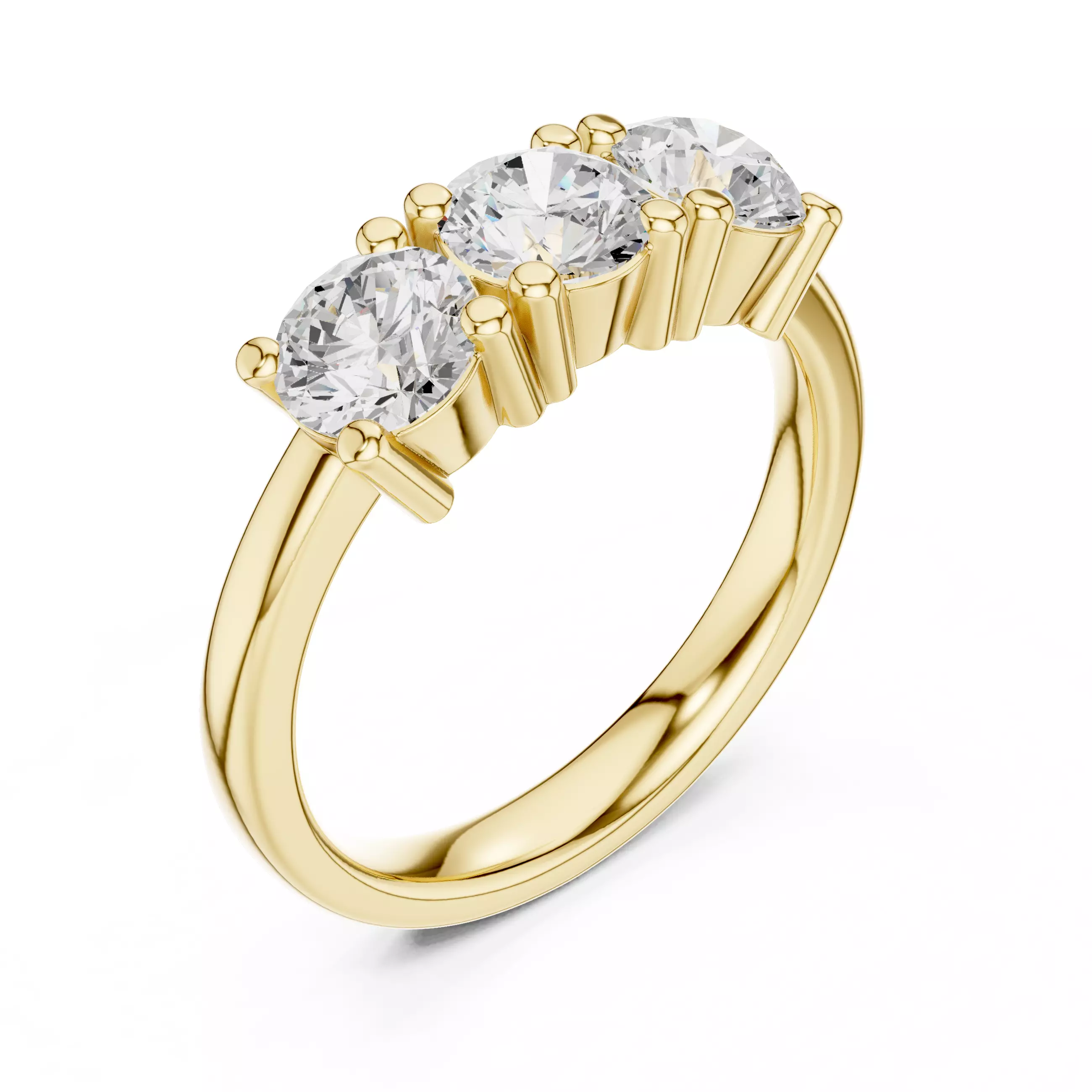 Diamond Ring 3dm stl renders animation details 3D print model_11