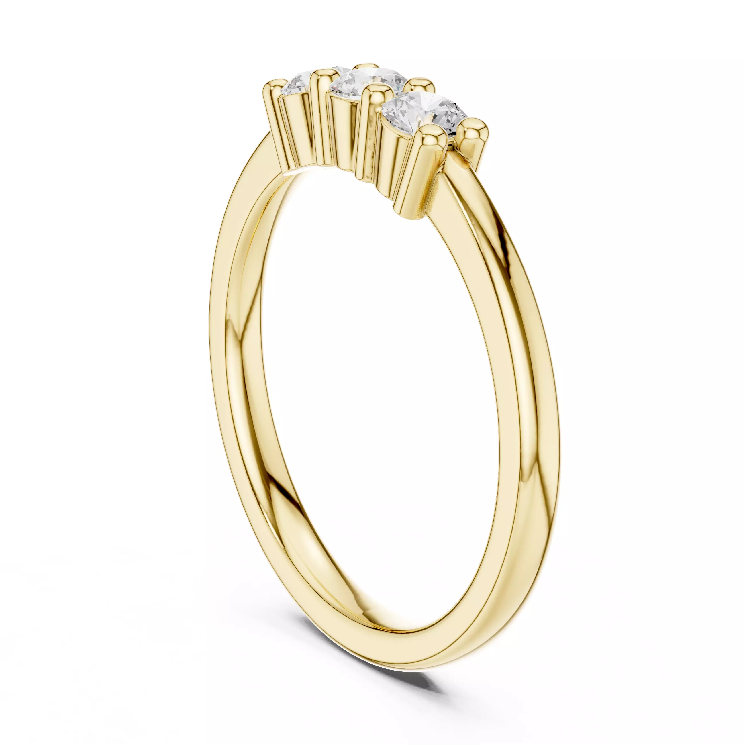 Diamond Ring 3dm stl renders animation details 3D print model_10