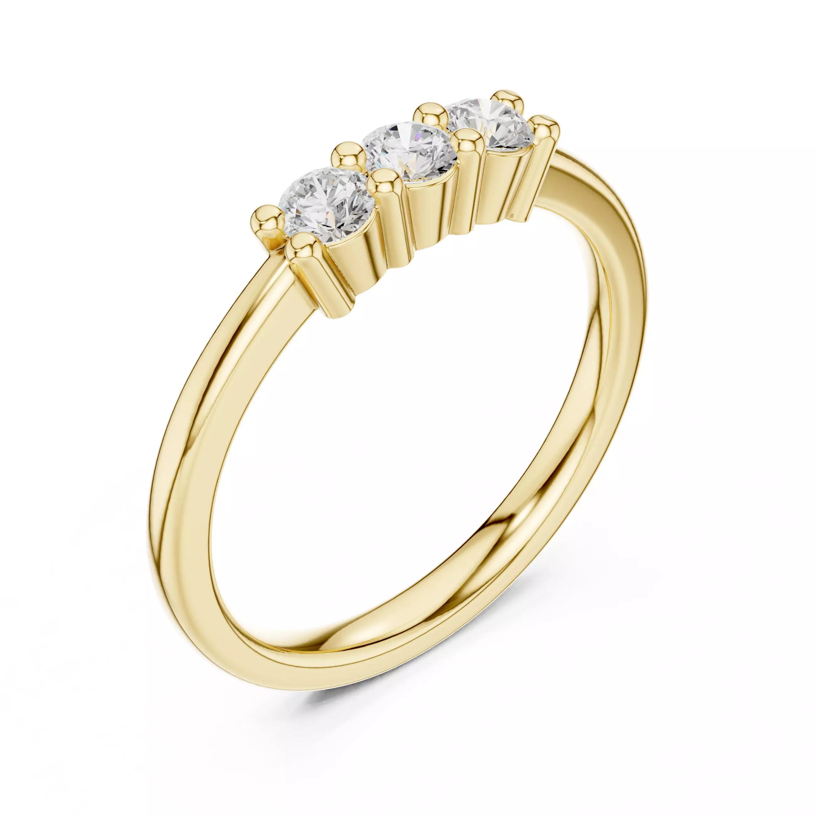 Diamond Ring 3dm stl renders animation details 3D print model_11