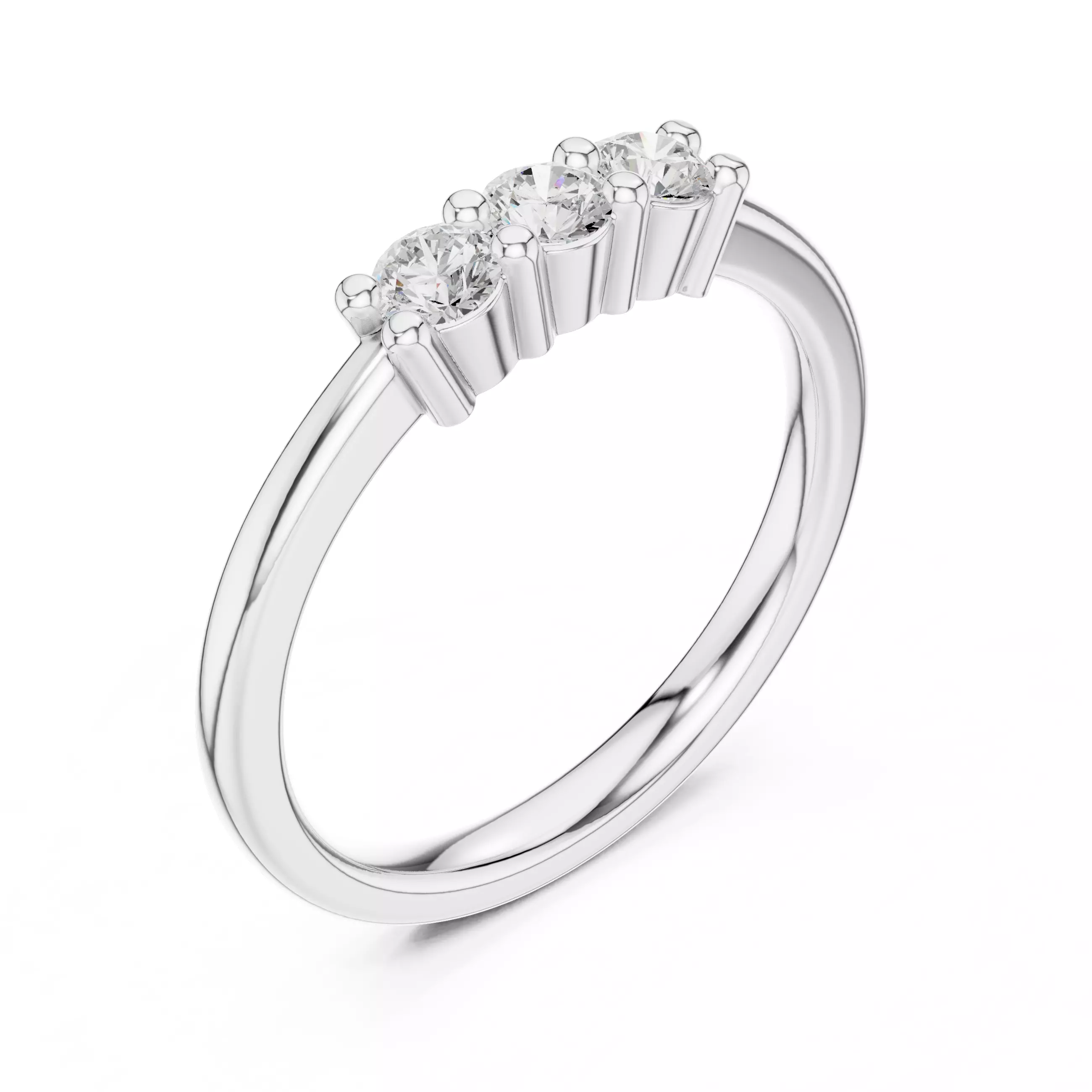 Diamond Ring 3dm stl renders animation details 3D print model_7