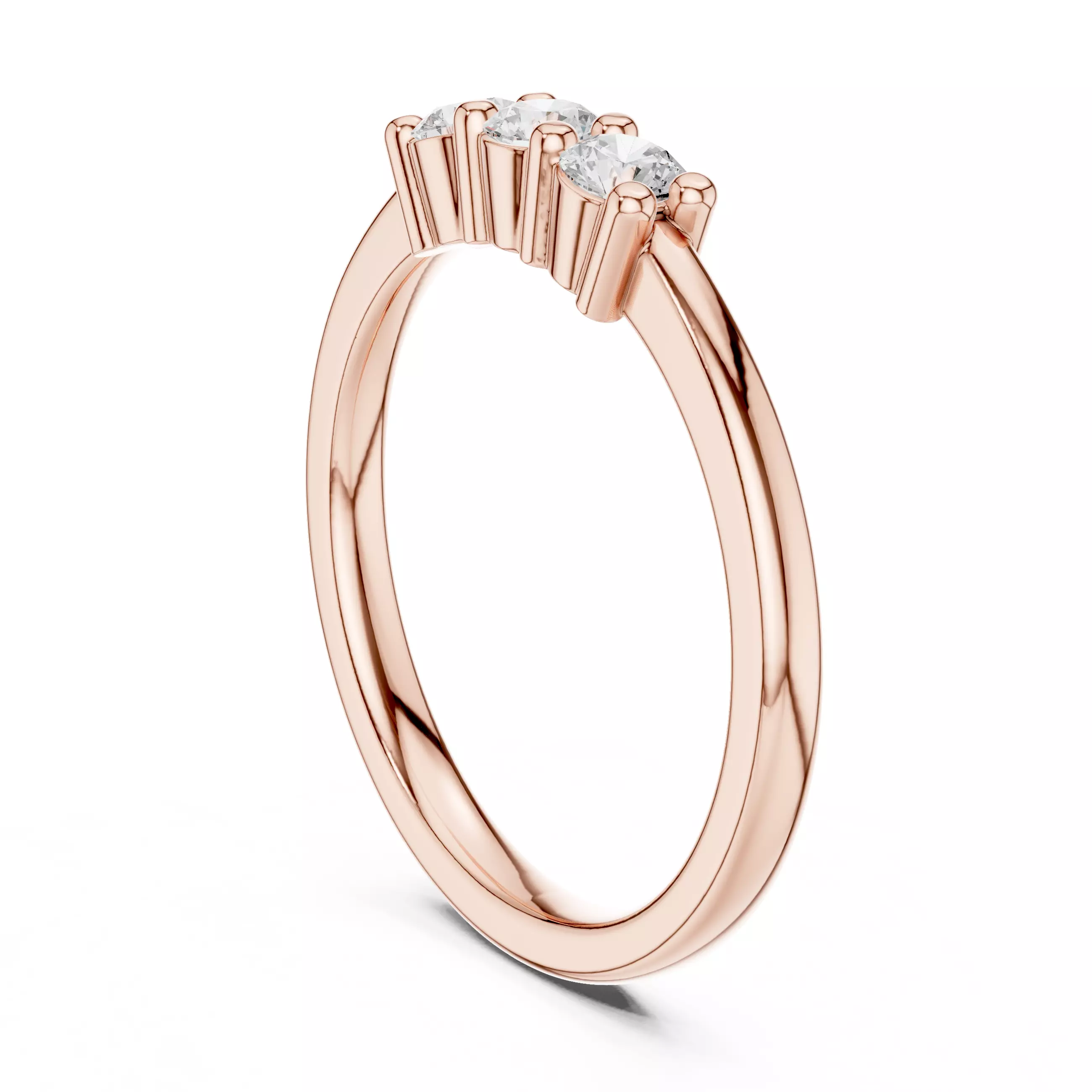 Diamond Ring 3dm stl renders animation details 3D print model_3